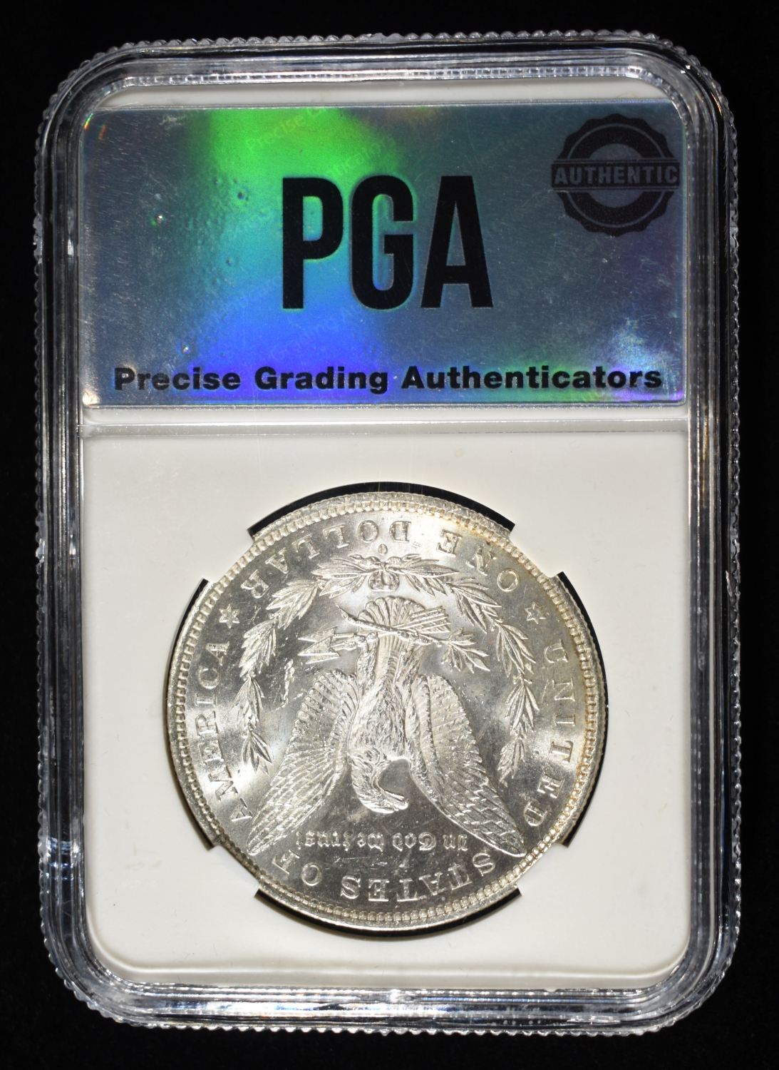 1883-O MORGAN DOLLAR PGA SUPERB GEM BU
