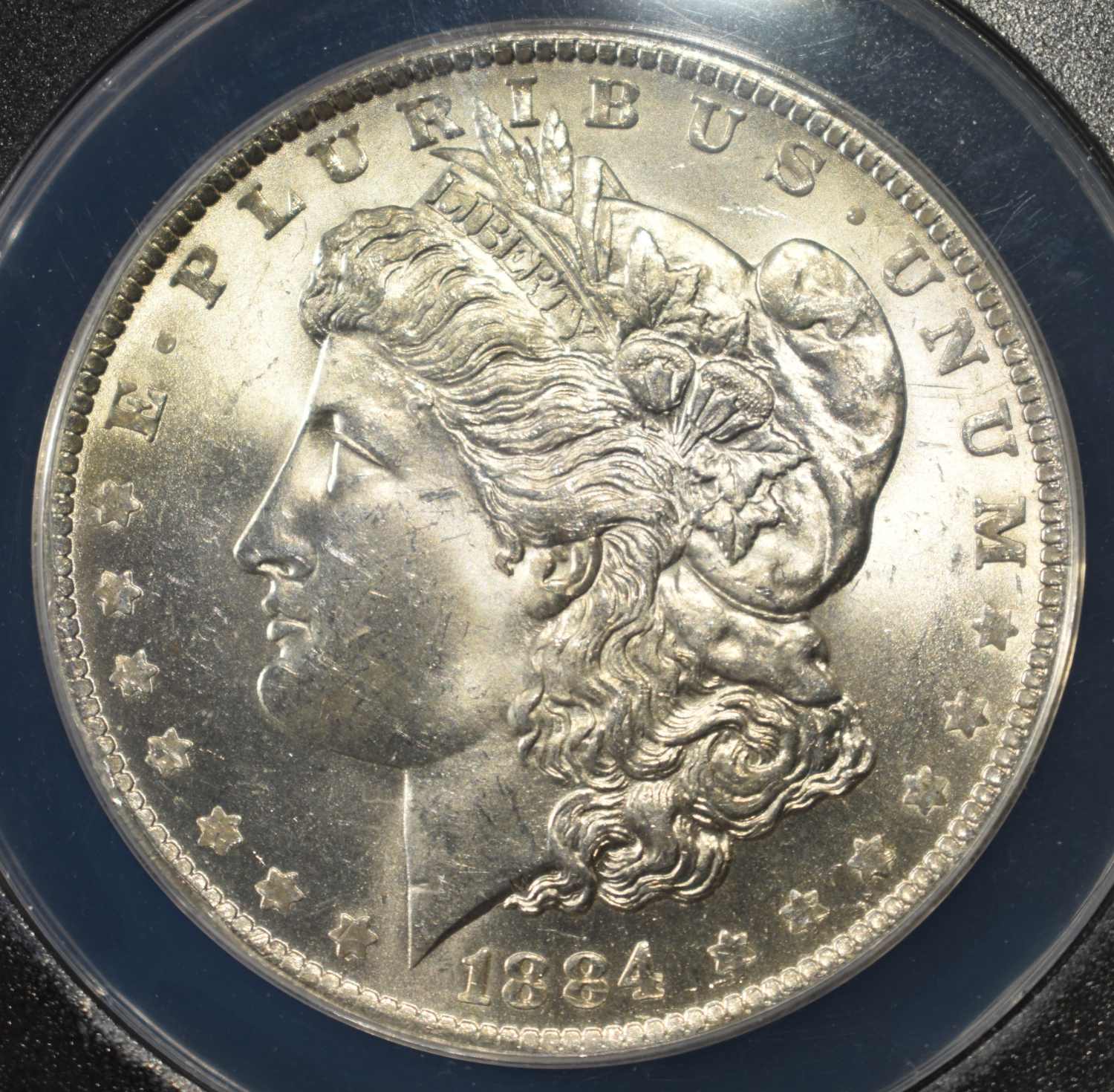 1884-O MORGAN DOLLAR MS 63 ANACS