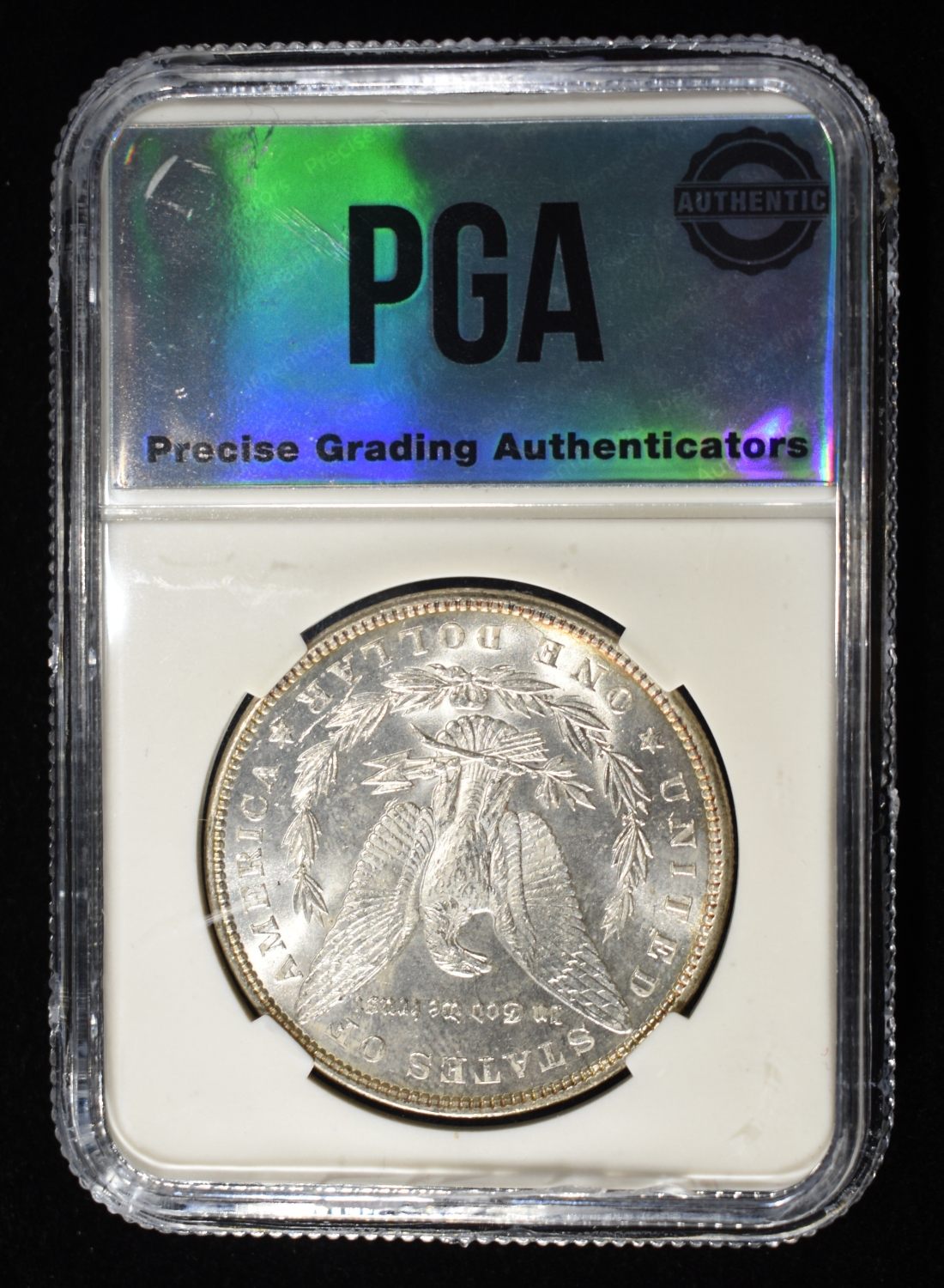 1887 MORGAN DOLLAR PGA SUPERB GEM BU