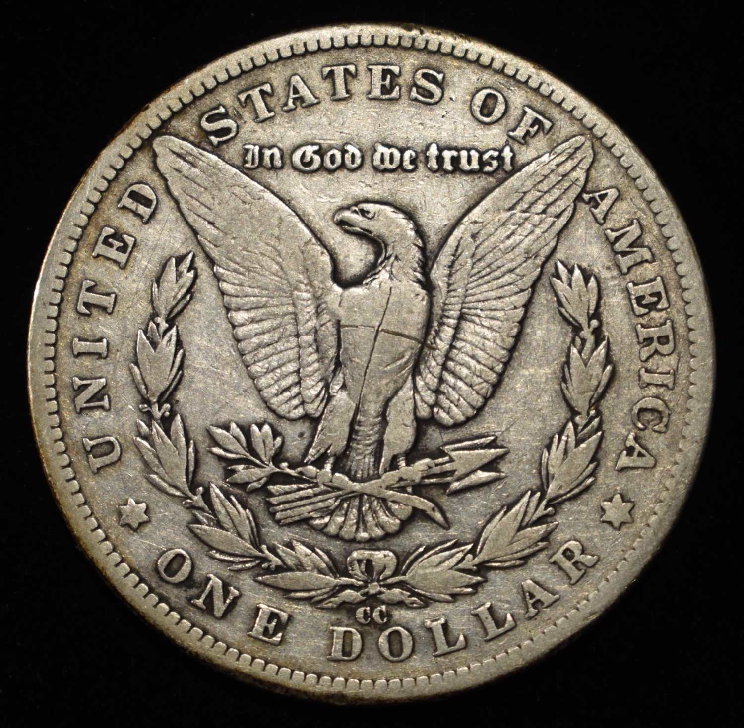 1889-CC MORGAN DOLLAR FINE