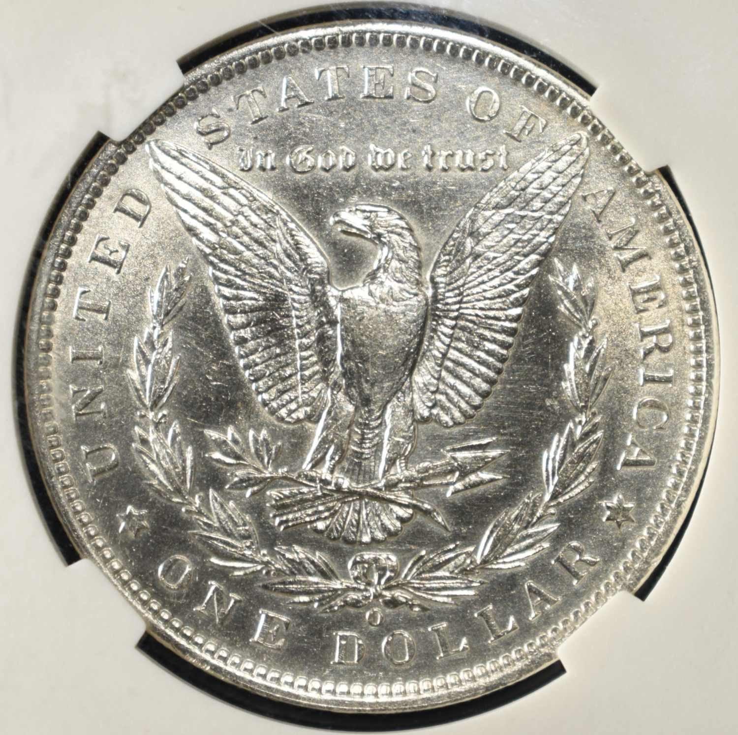 1891-O MORGAN DOLLAR PGA CH/GEM BU
