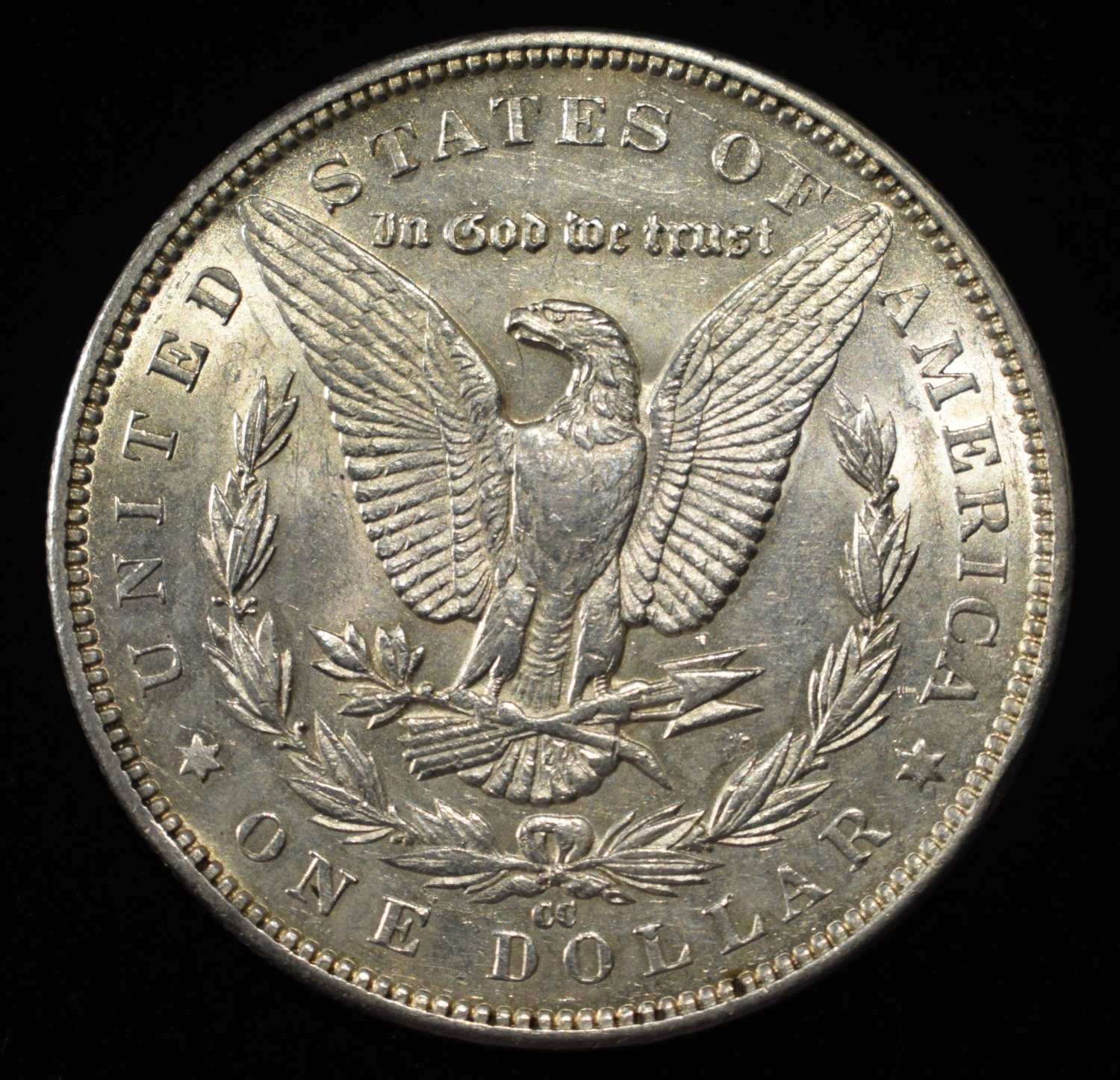 1891-CC MORGAN DOLLAR AU/BU