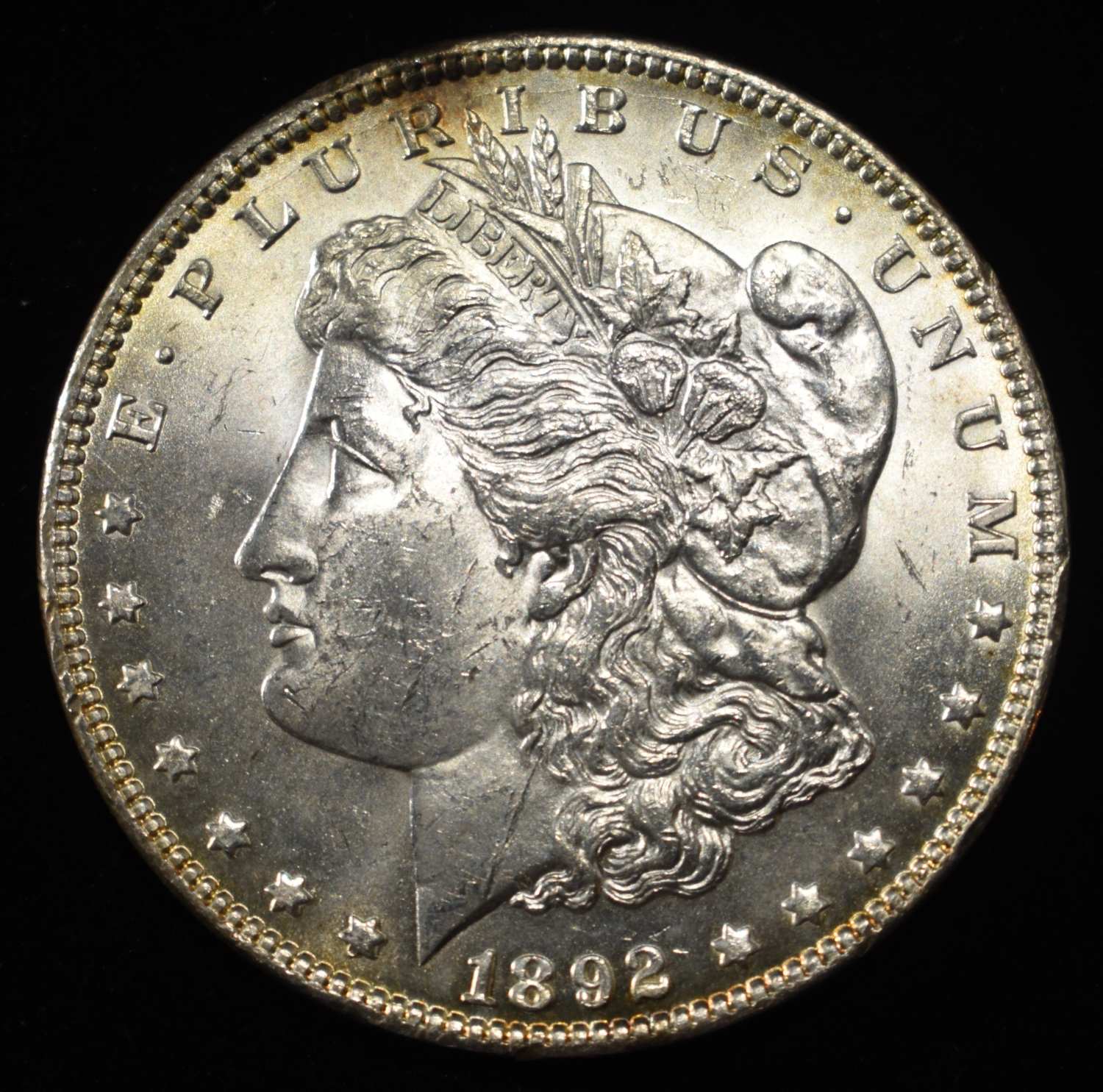 1892 MORGAN DOLLAR CH BU
