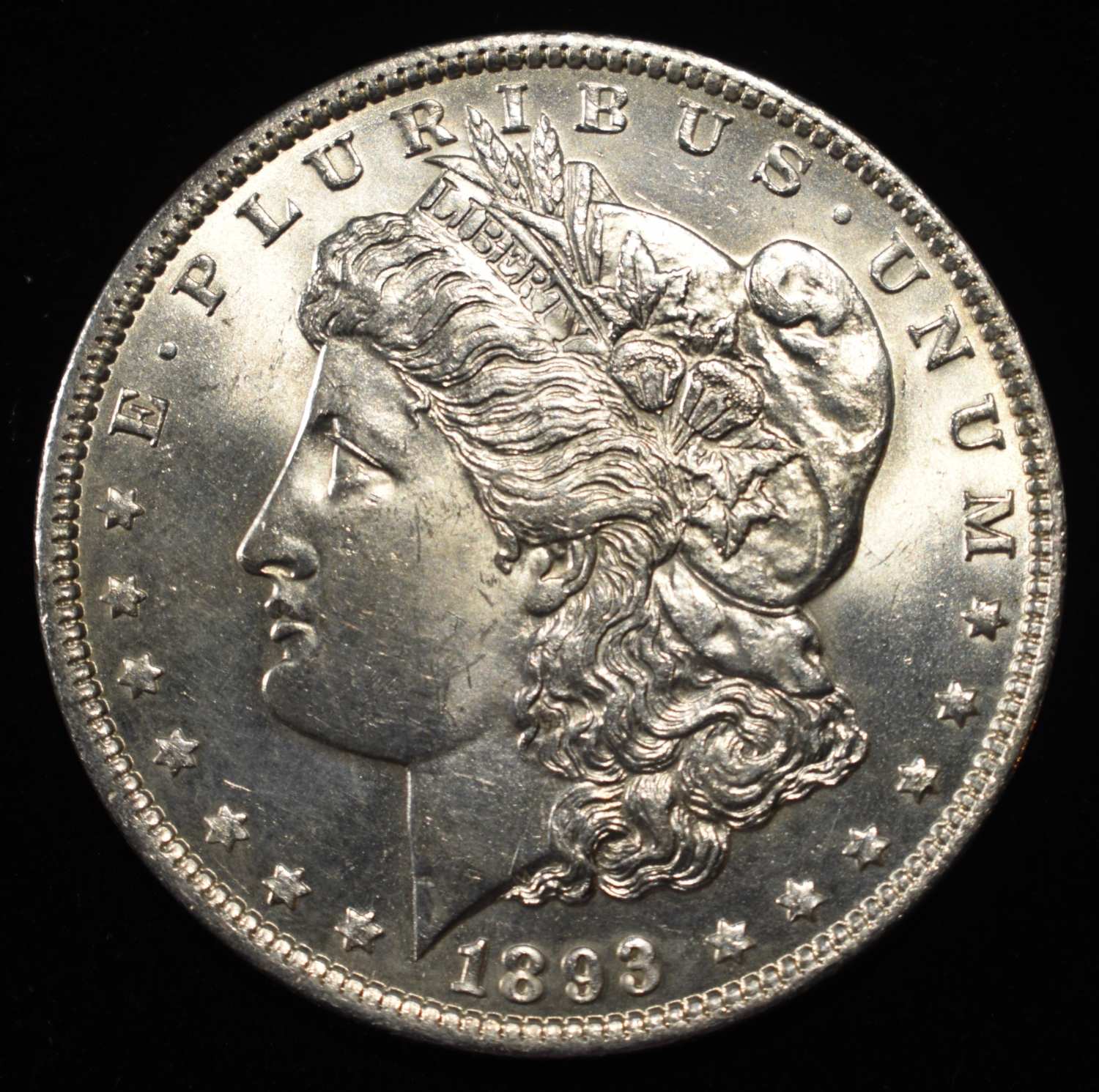1893 MORGAN DOLLAR CH BU