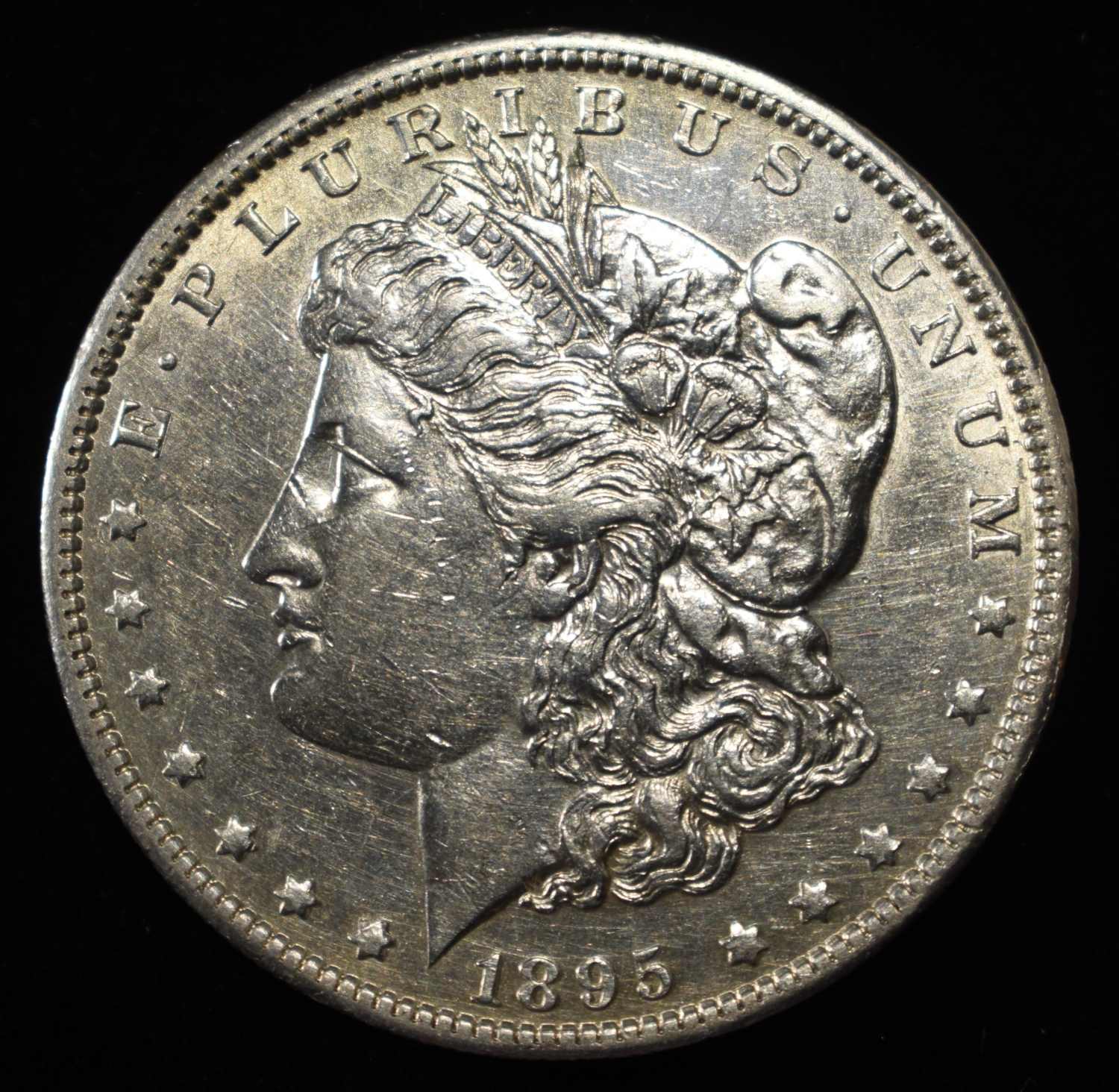 1895-O MORGAN DOLLAR CH AU