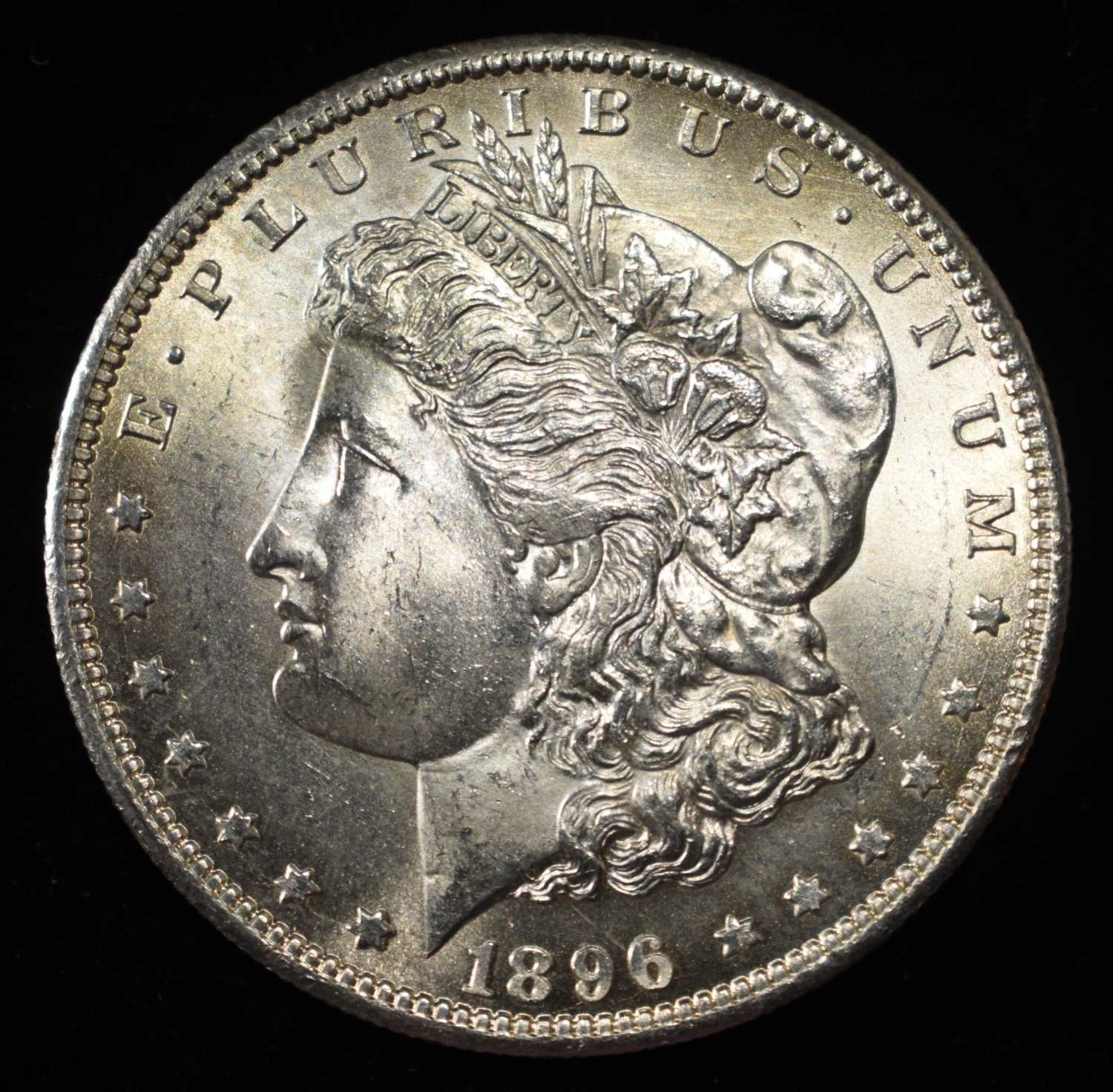 1896-S MORGAN DOLLAR CH BU