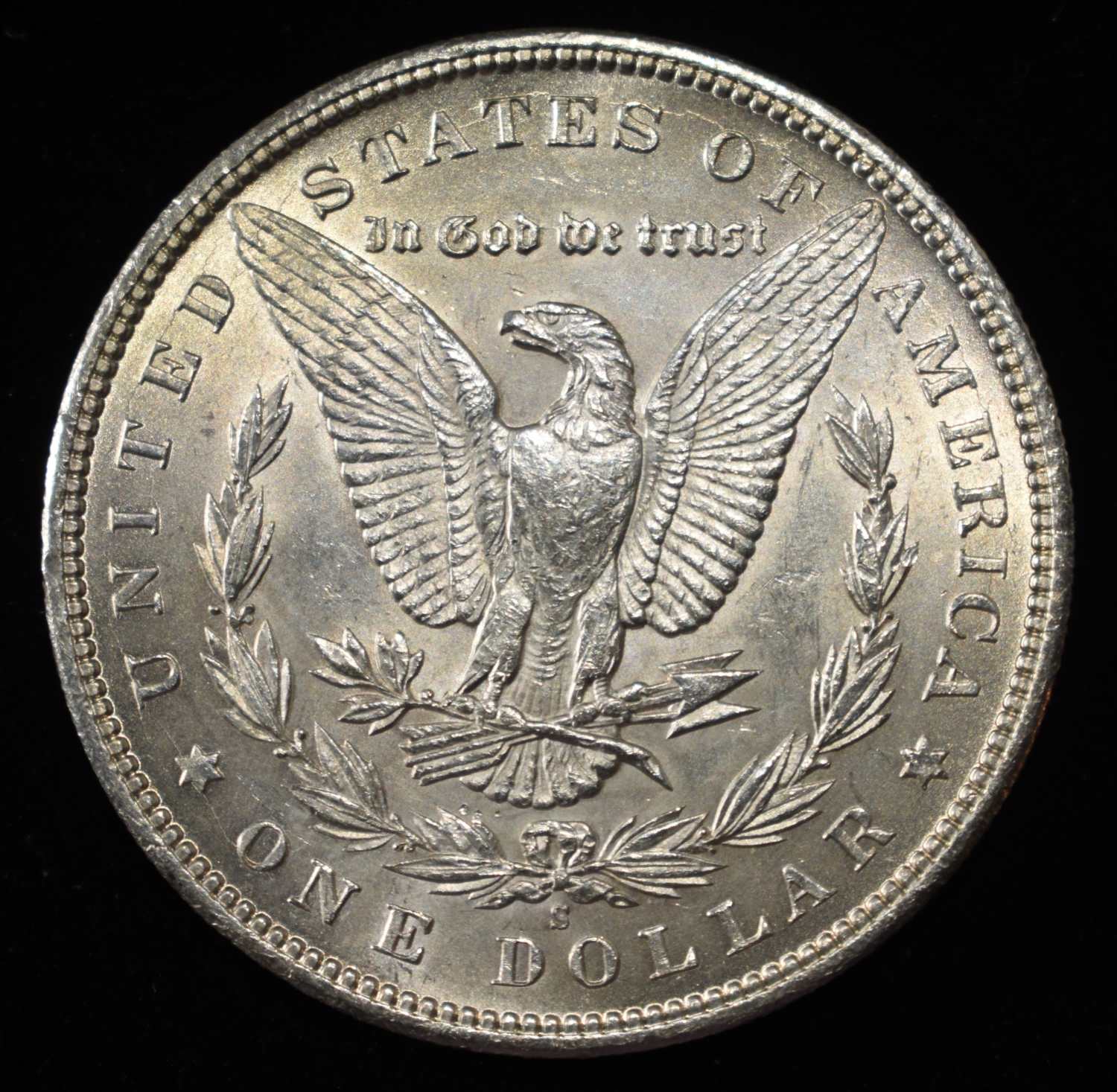 1896-S MORGAN DOLLAR CH BU