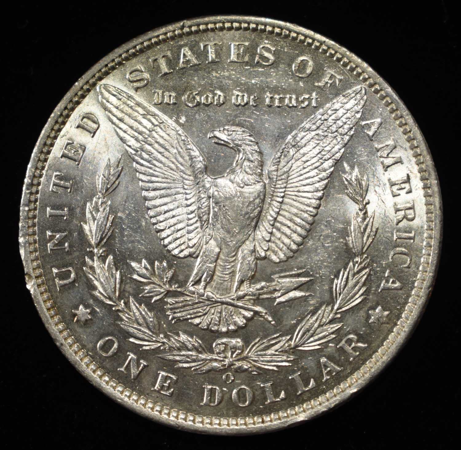 1897-O MORGAN DOLLAR BU SEMI PROOF LIKE