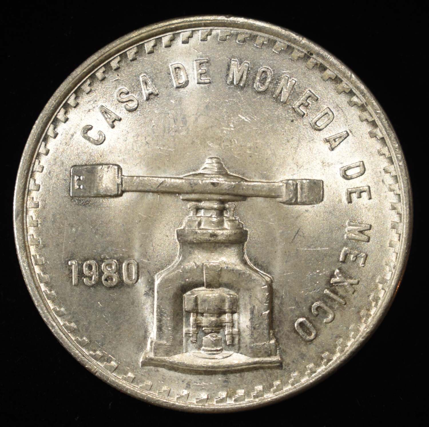 1980 CASA DE MONEDA DE MEXICO 92.5% SILVER