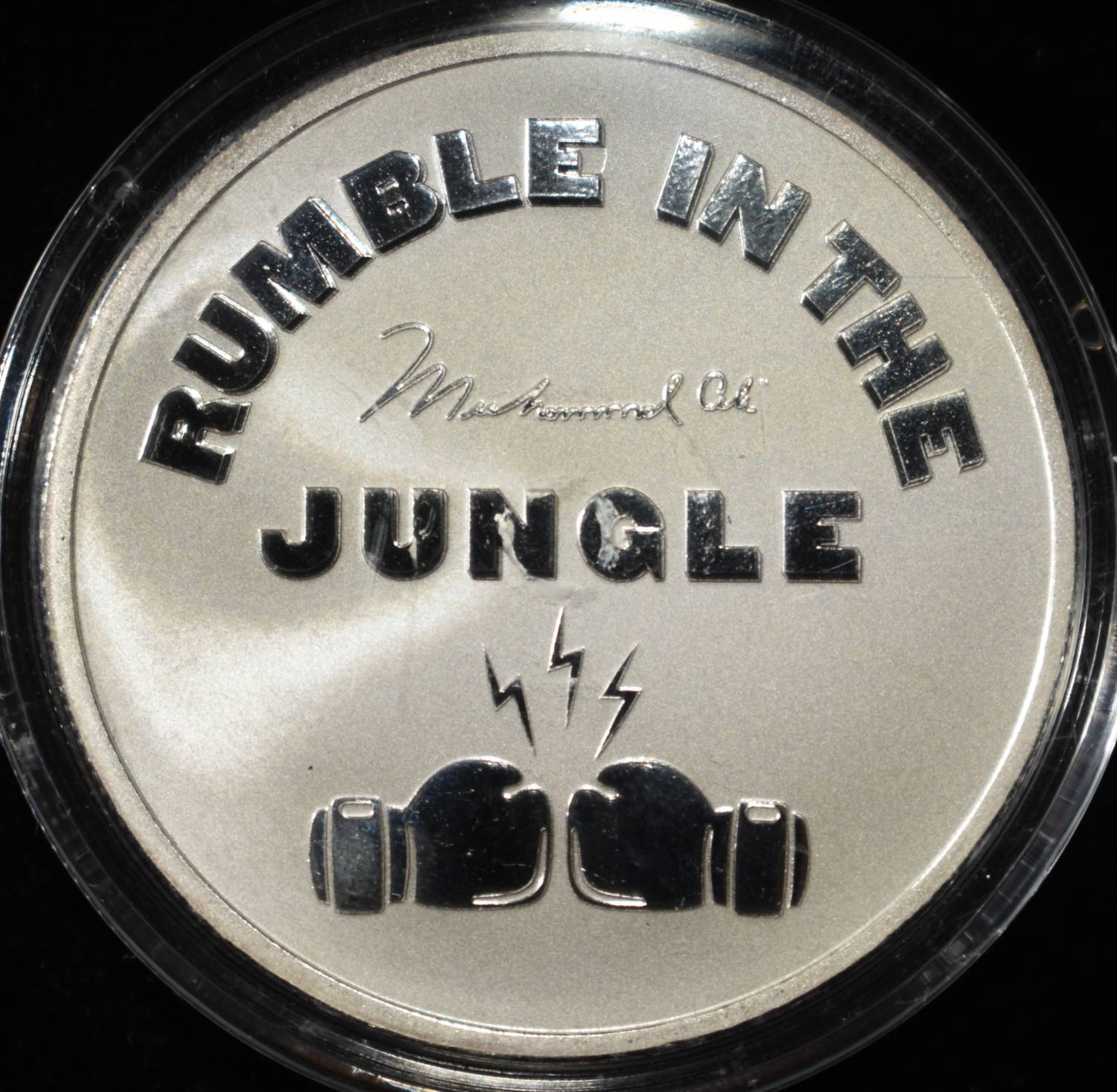 2023 RUMBLE IN THE JUNGLE 1 OZ .999 SILVER ROUND