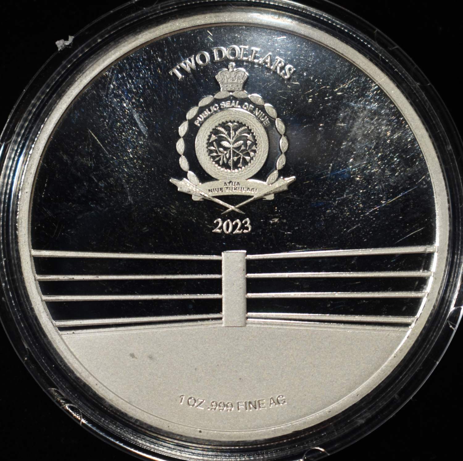 2023 RUMBLE IN THE JUNGLE 1 OZ .999 SILVER ROUND