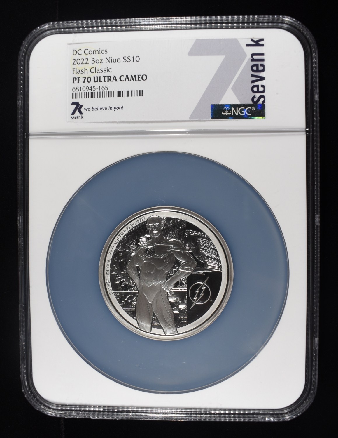 2022 3 OZ $10 NIUE DC COMIC NGC PF70 ULTRA CAMEO