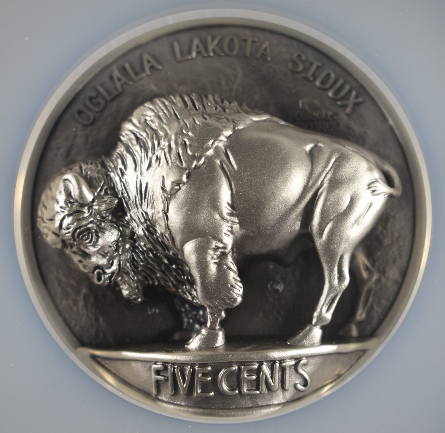 2026 5 OZ SILVER BUFFALO BEYOND RELIEF NGC MS-70