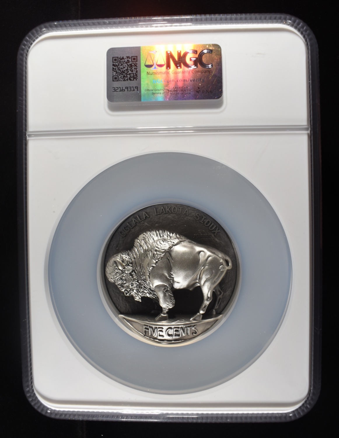 2026 5 OZ SILVER BUFFALO BEYOND RELIEF NGC MS-70