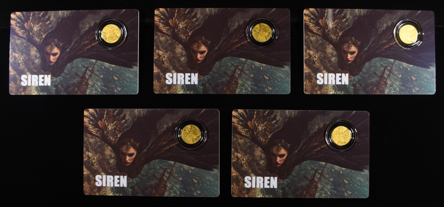 (5) SIREN 2026 $12 GOLD 1/1000TH OZ