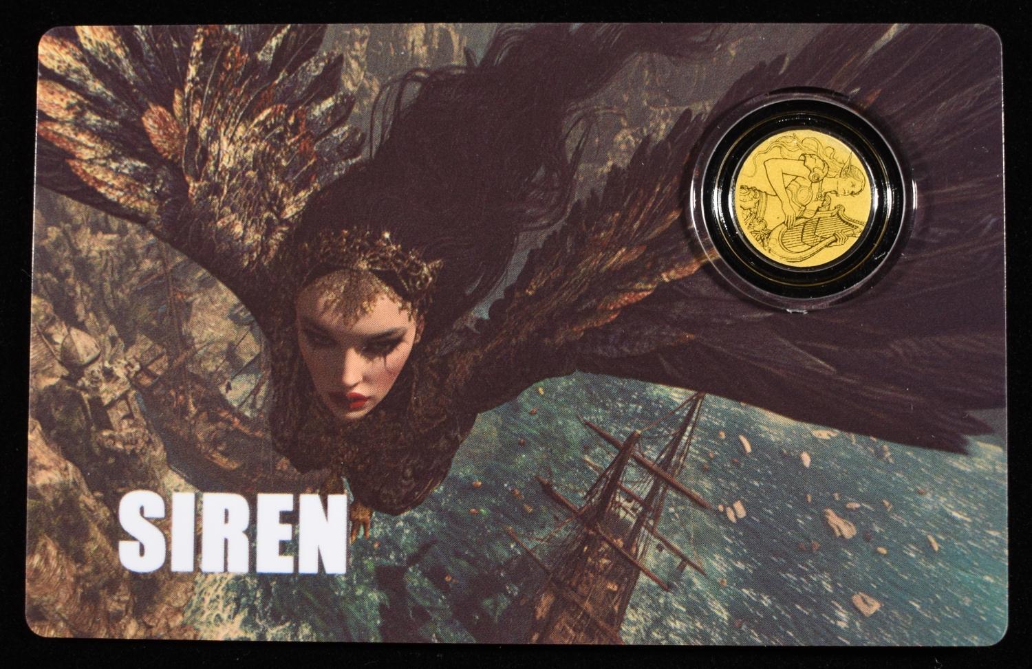 (5) SIREN 2026 $12 GOLD 1/1000TH OZ