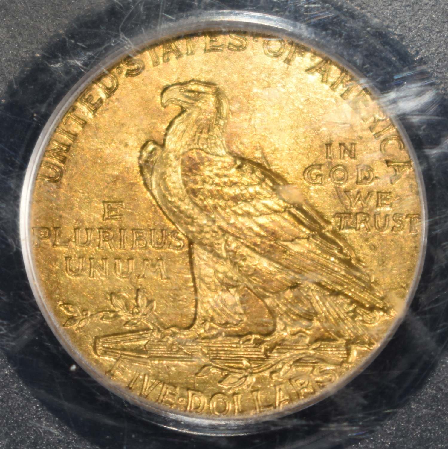 1913 $5 GOLD INDIAN PCGS MS-61