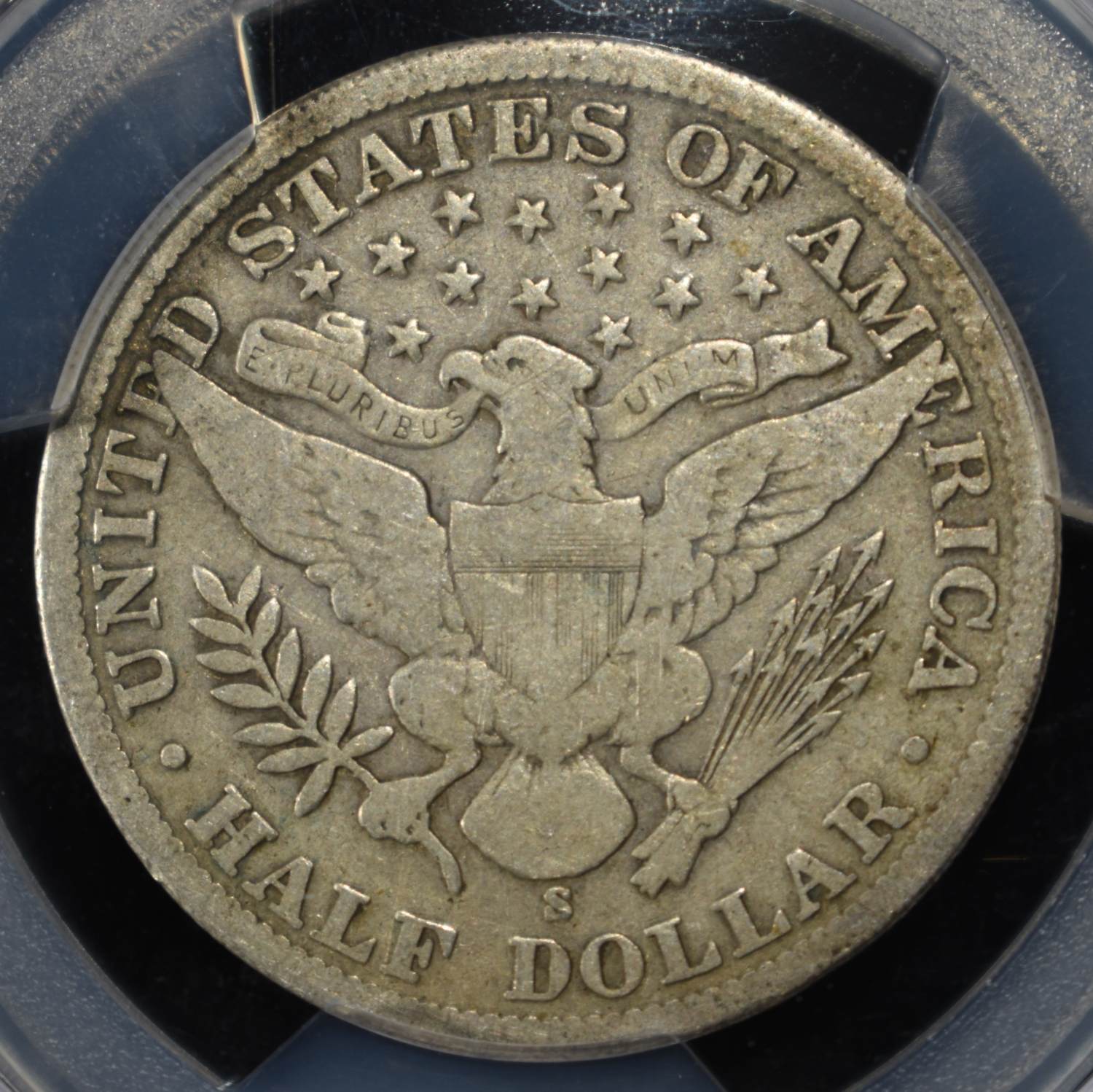 1904-S BARBER HALF DOLLAR PCGS VG-8