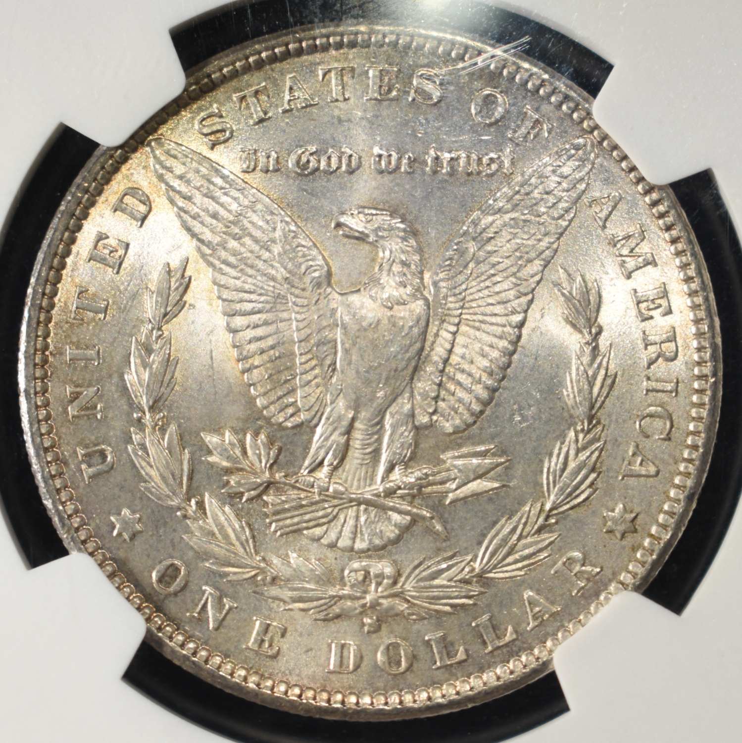 1890-S MORGAN DOLLAR NGC MS-63+