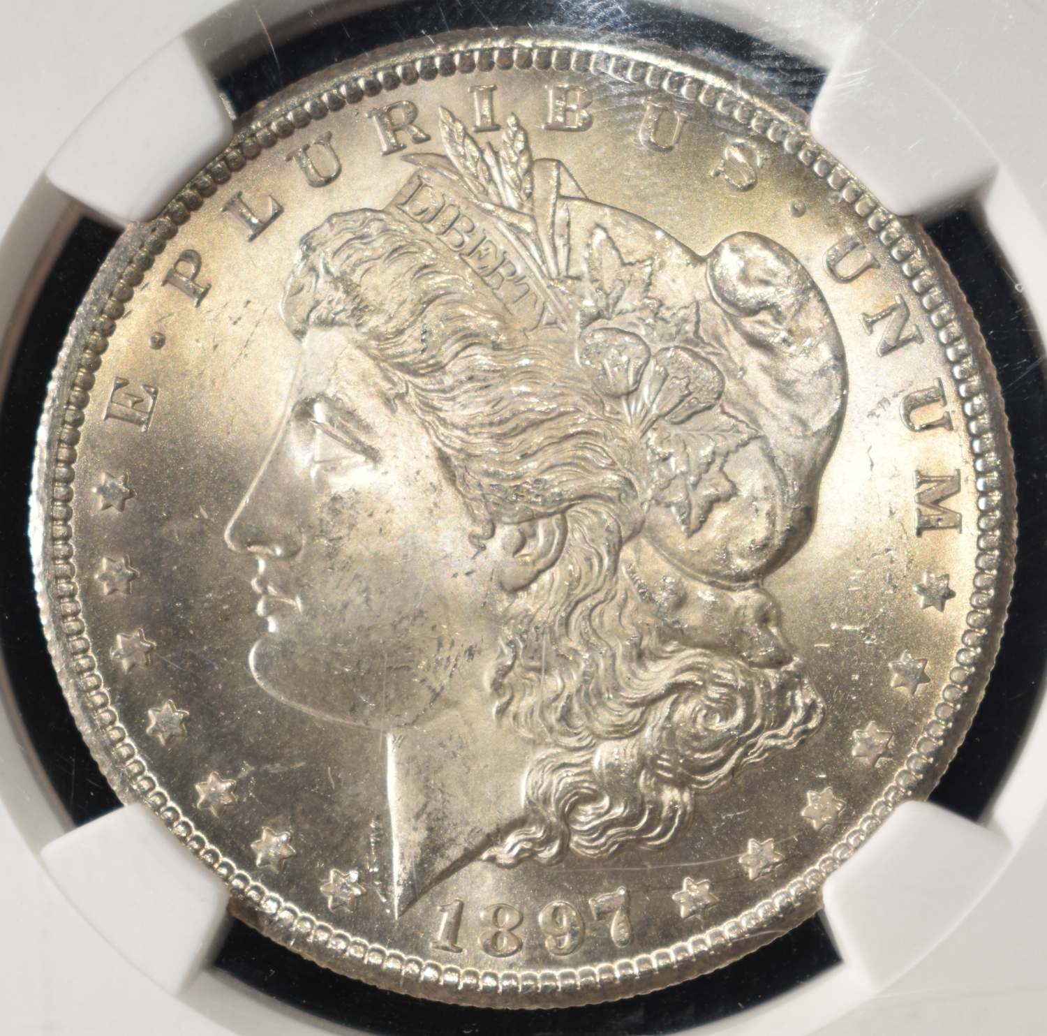 1897-S MORGAN DOLLAR NGC MS-64