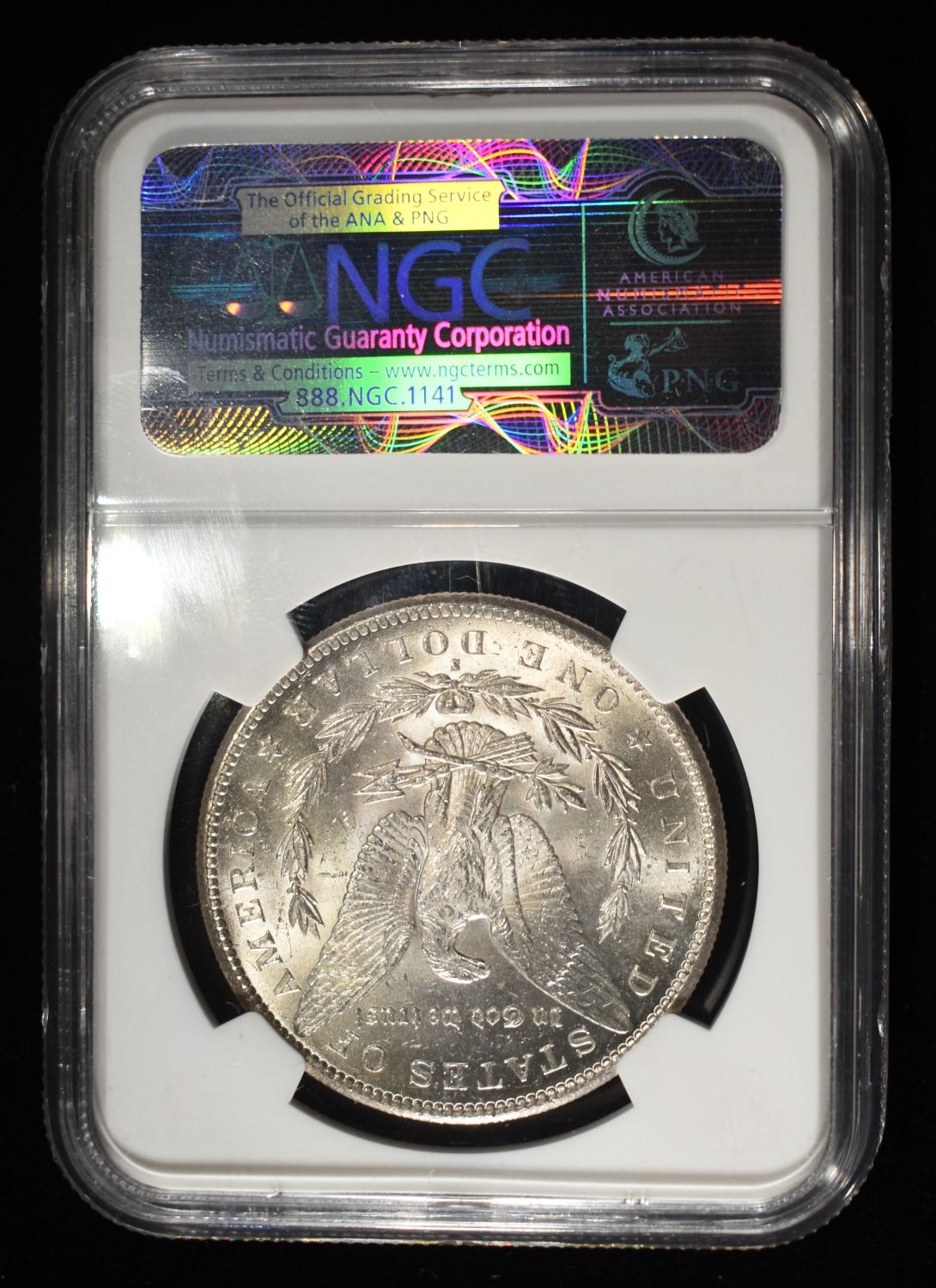 1897-S MORGAN DOLLAR NGC MS-64