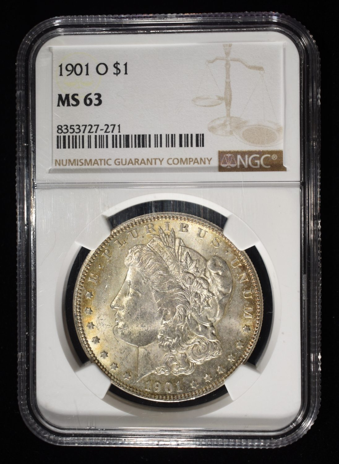 1901-O MORGAN DOLLAR NGC MS-63