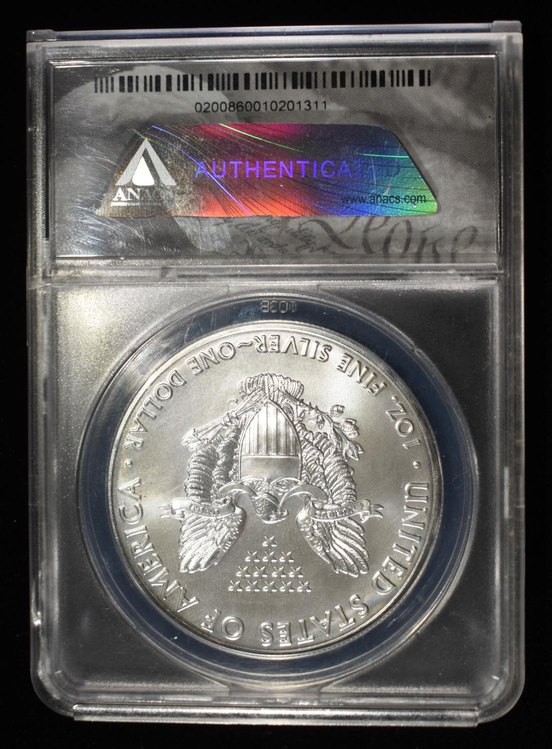 2021 (P) AMERICAN SILVER EAGLE ANACS MS69