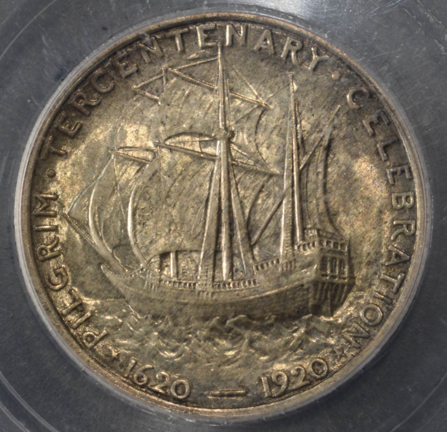 1920 PILGRIM HALF DOLLAR COMMEM ICG MS-66