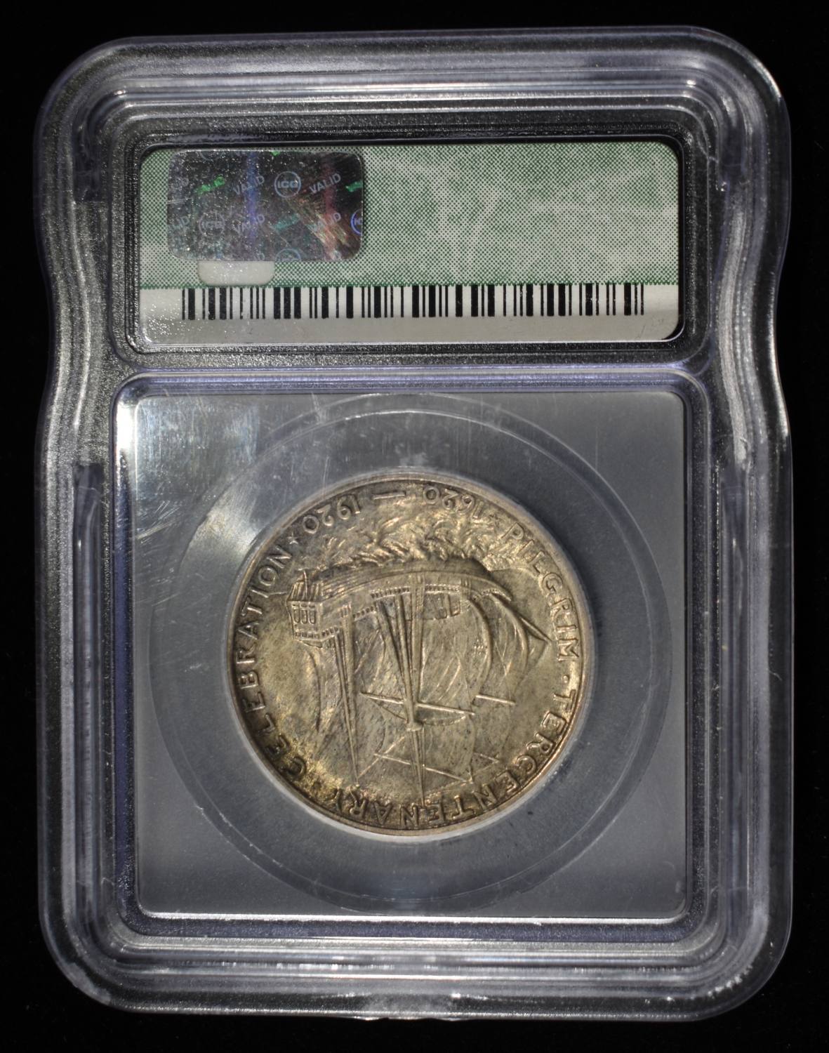 1920 PILGRIM HALF DOLLAR COMMEM ICG MS-66