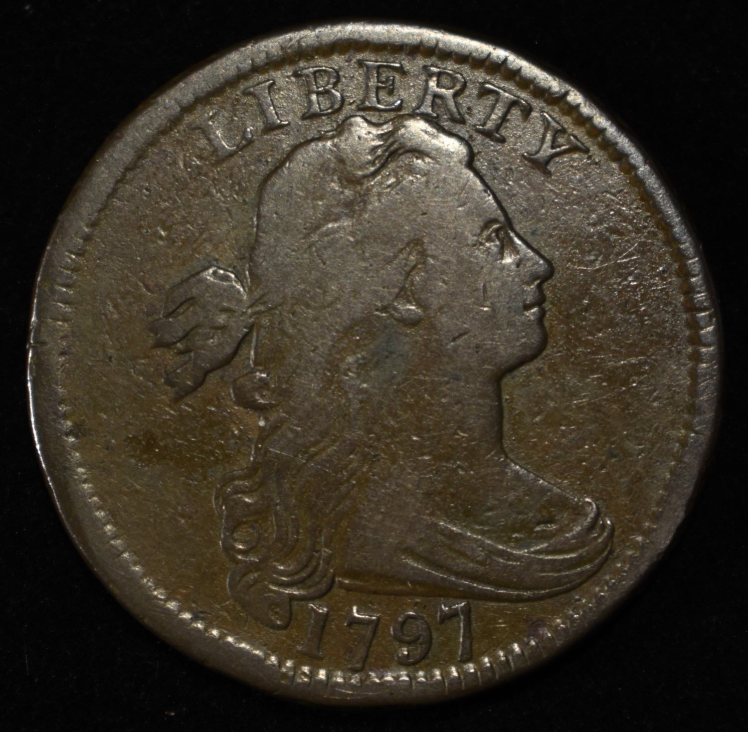 1797 LARGE CENT VF/XF