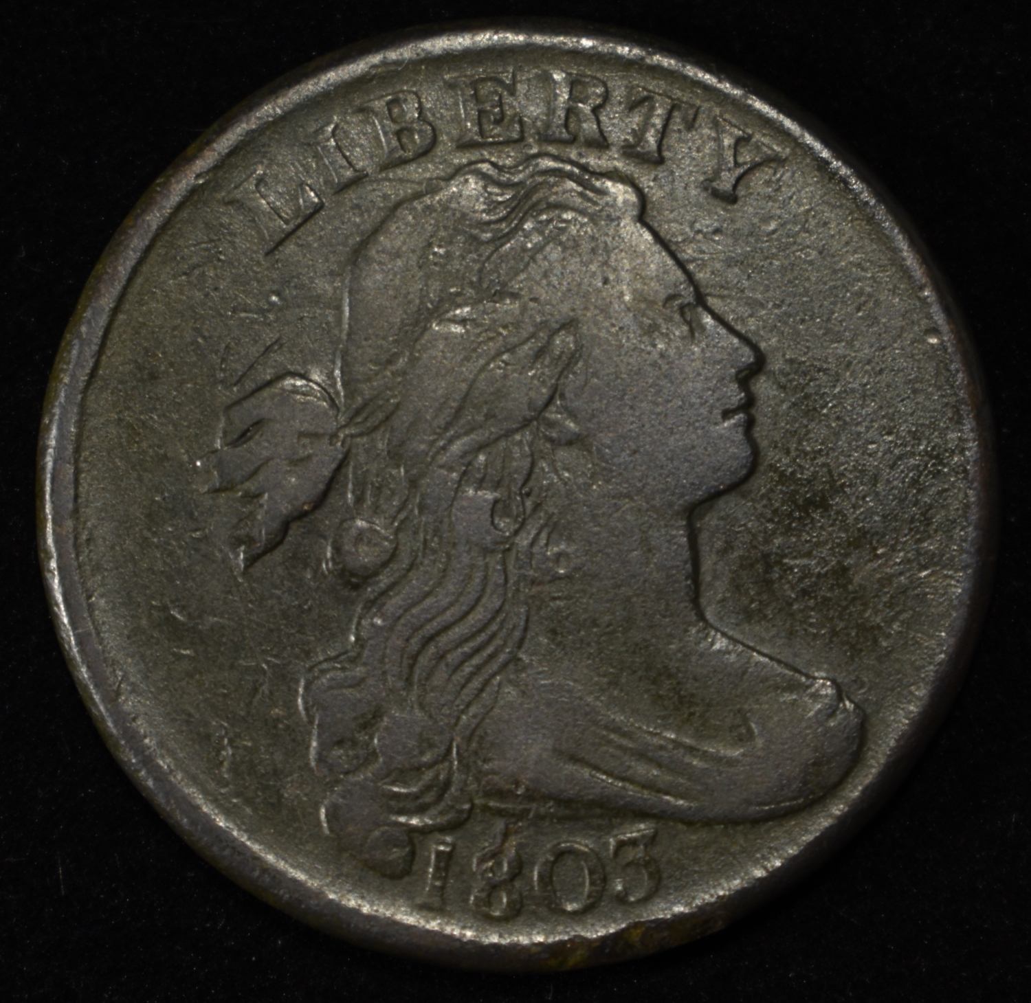 1803 LARGE CENT XF