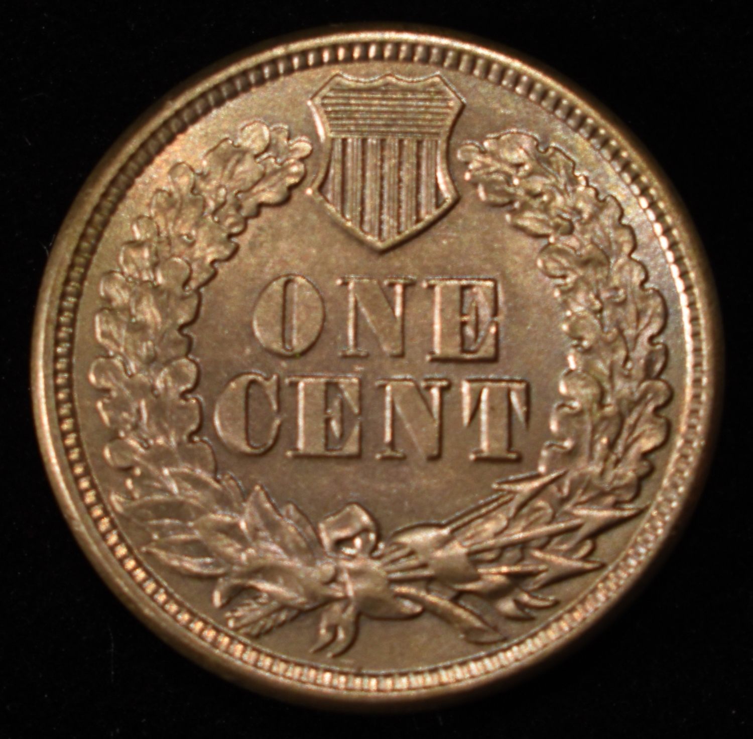 1861 INDIAN CENT GEM BU