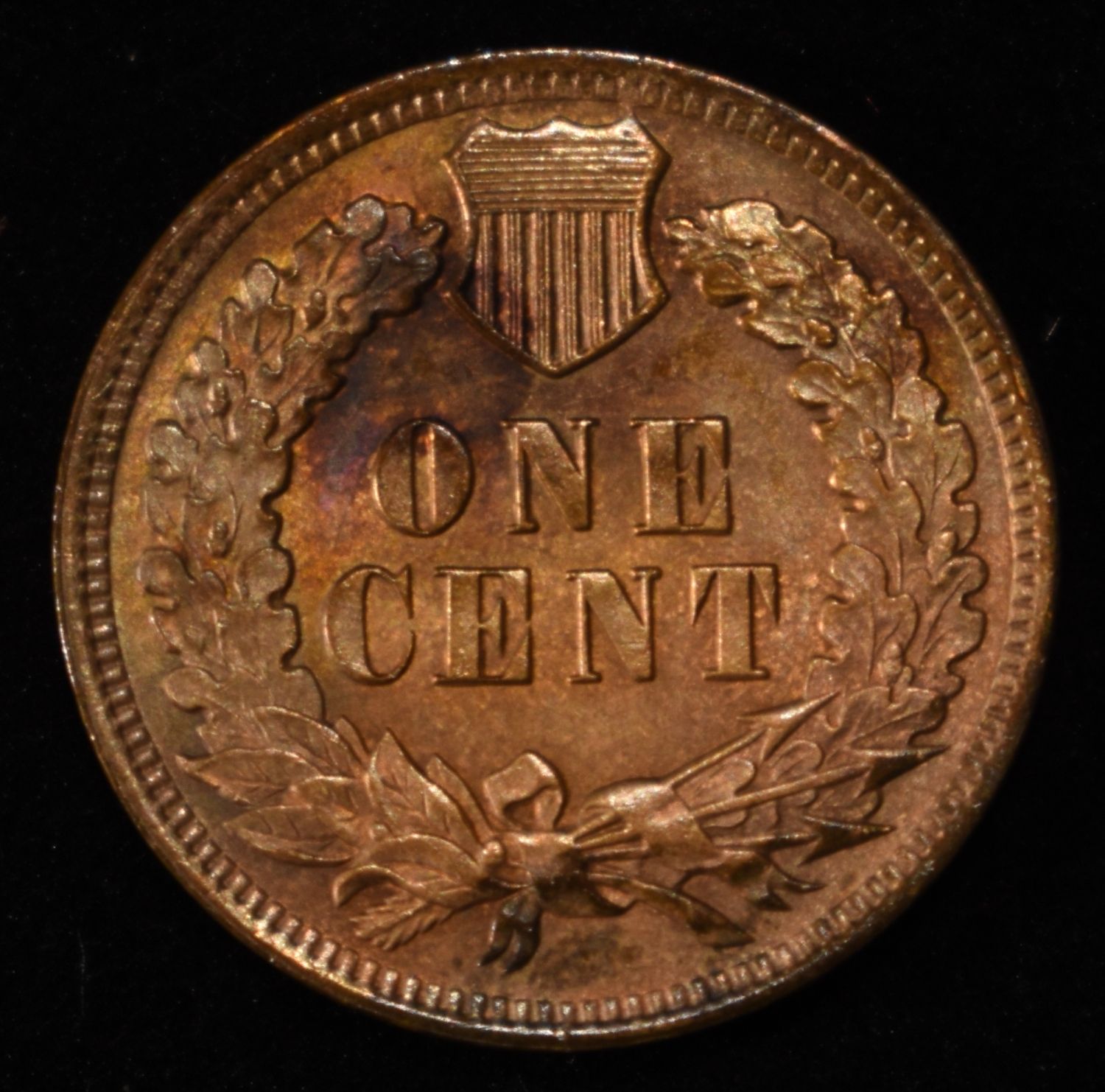1904 INDIAN CENT GEM BU RED