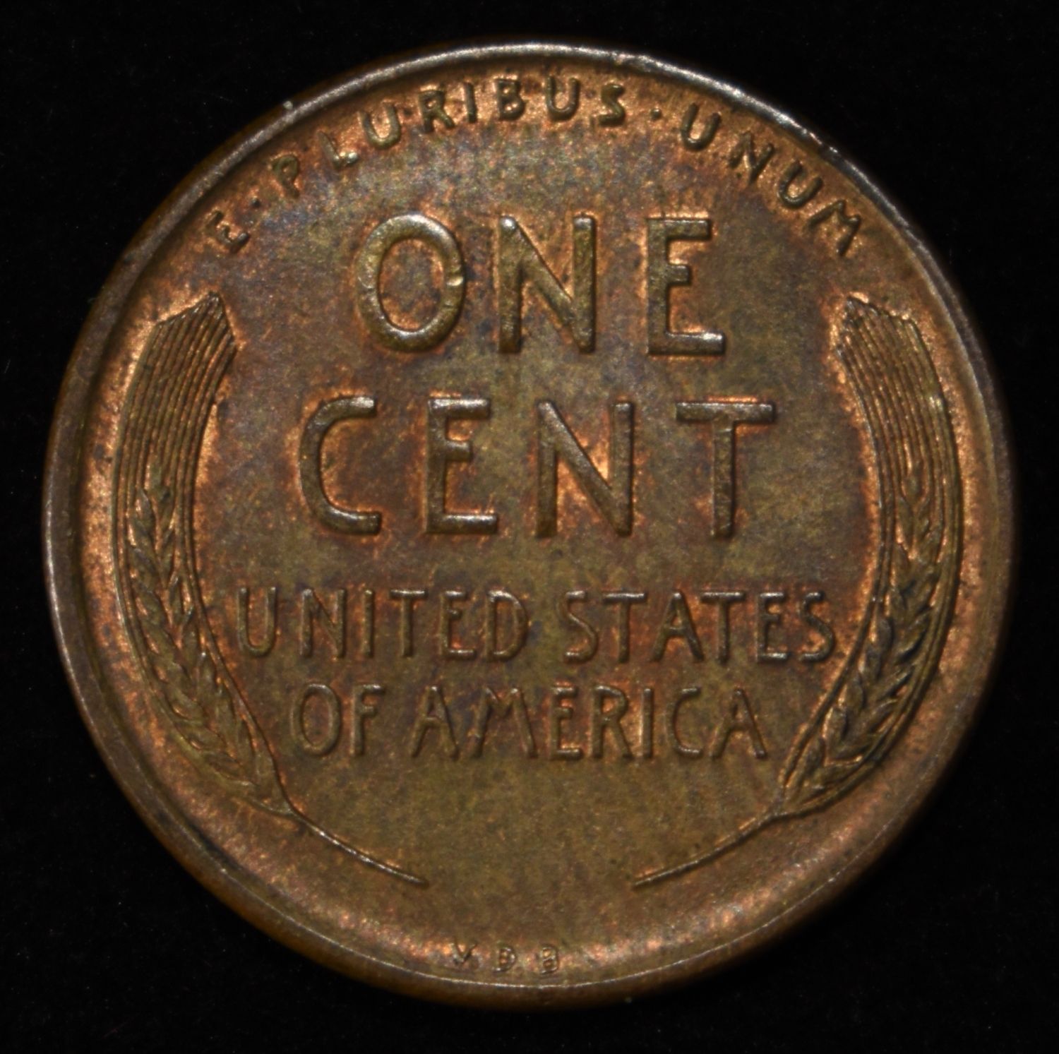 1909 VDB LINCOLN CENT CH BU RB