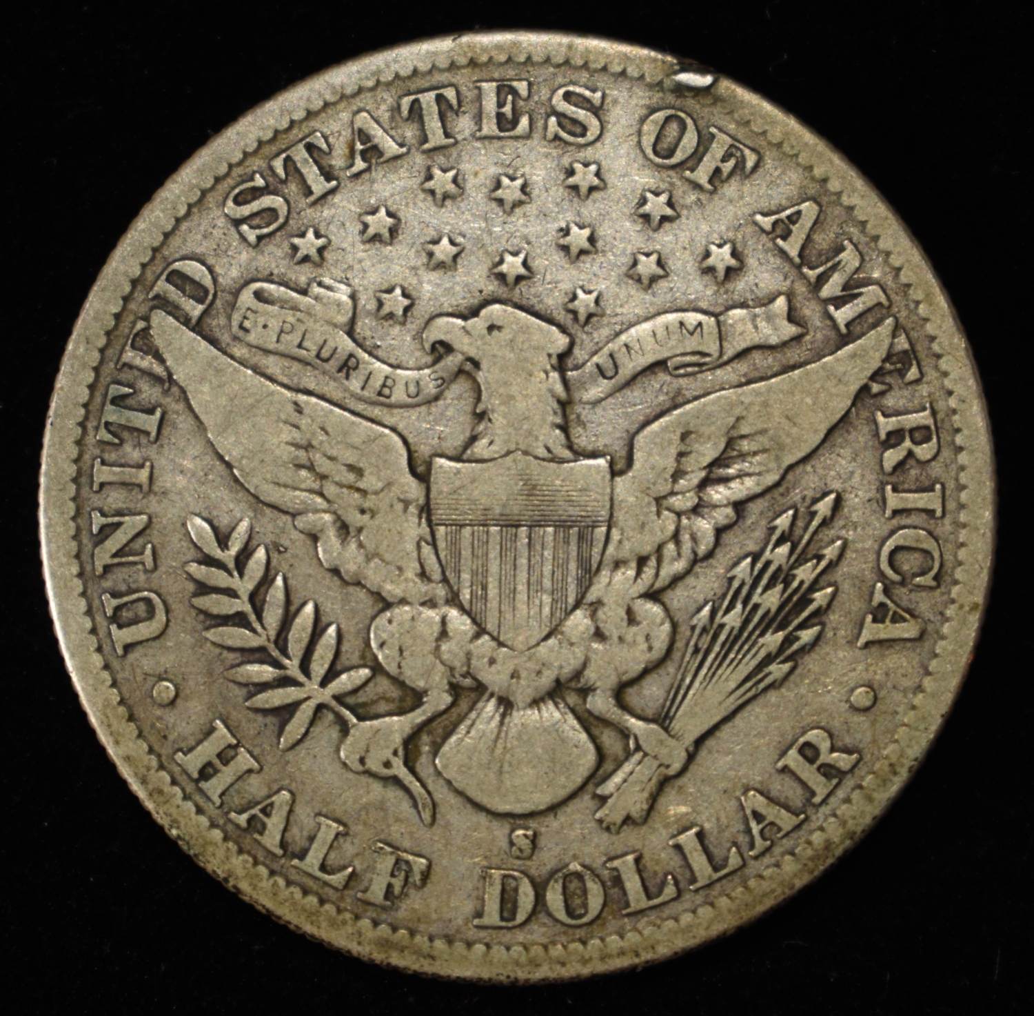 1892-S BARBER HALF DOLLAR FINE
