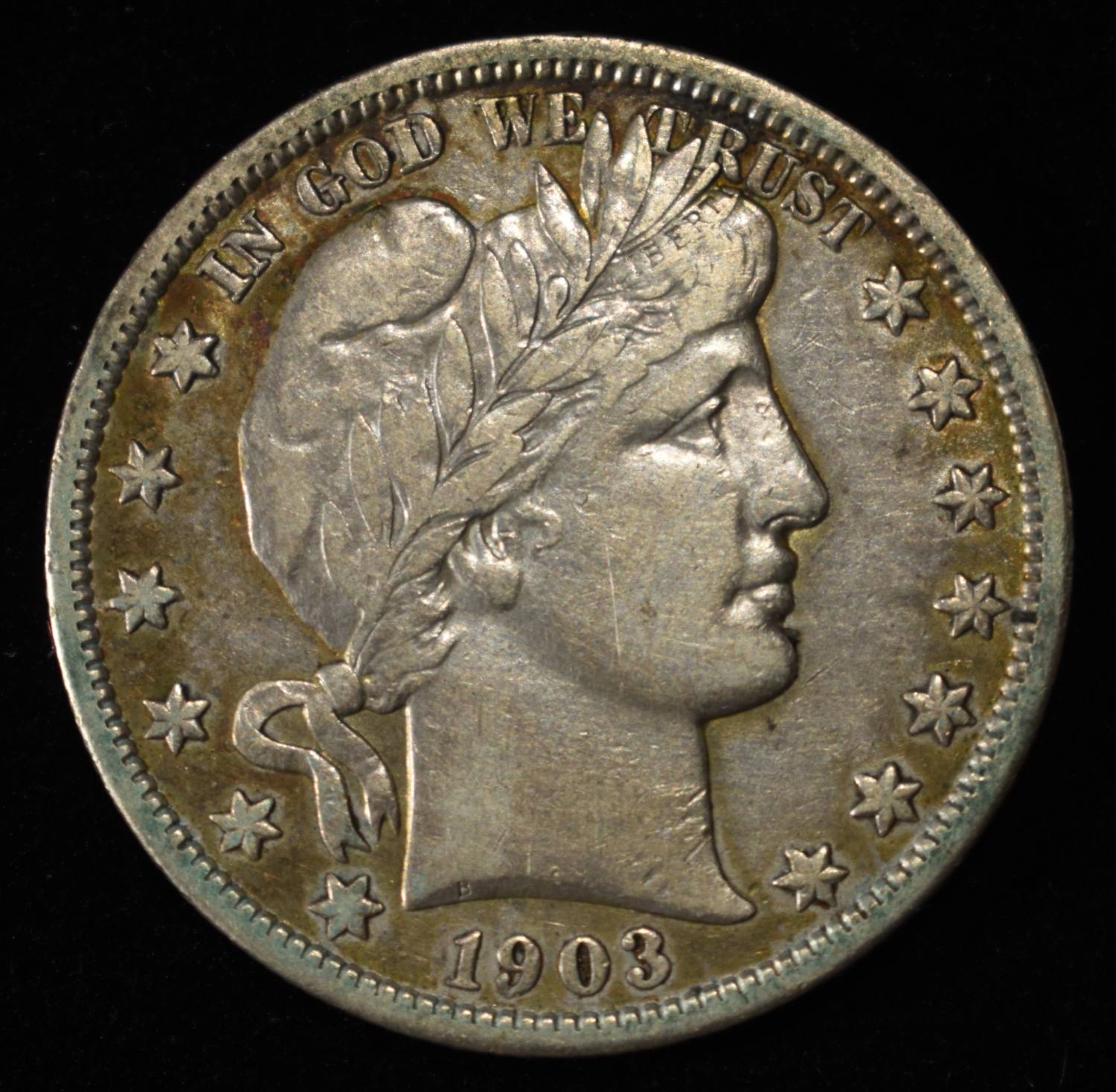 1903-O BARBER HALF DOLLAR XF