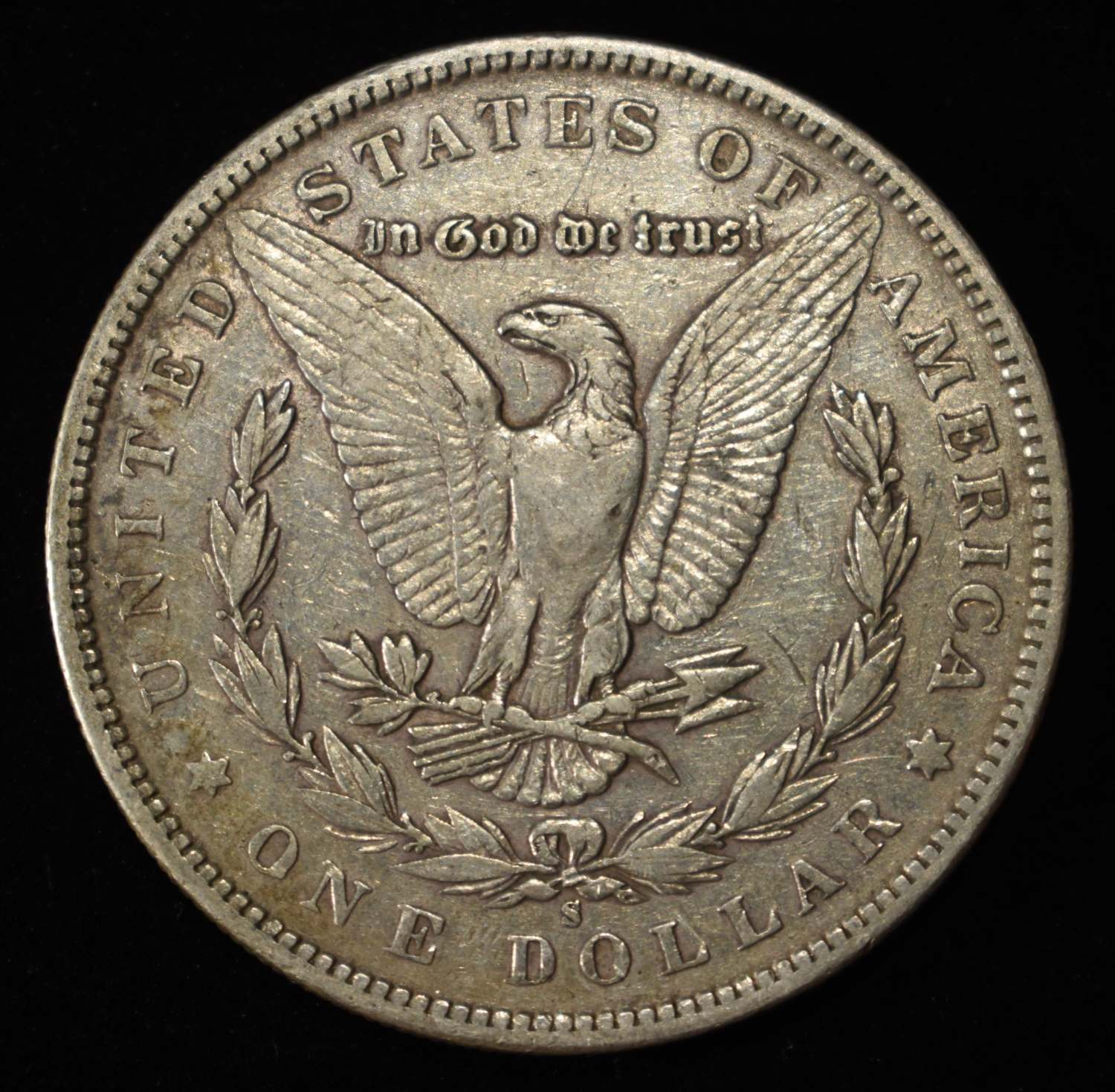 1896-S MORGAN DOLLAR XF
