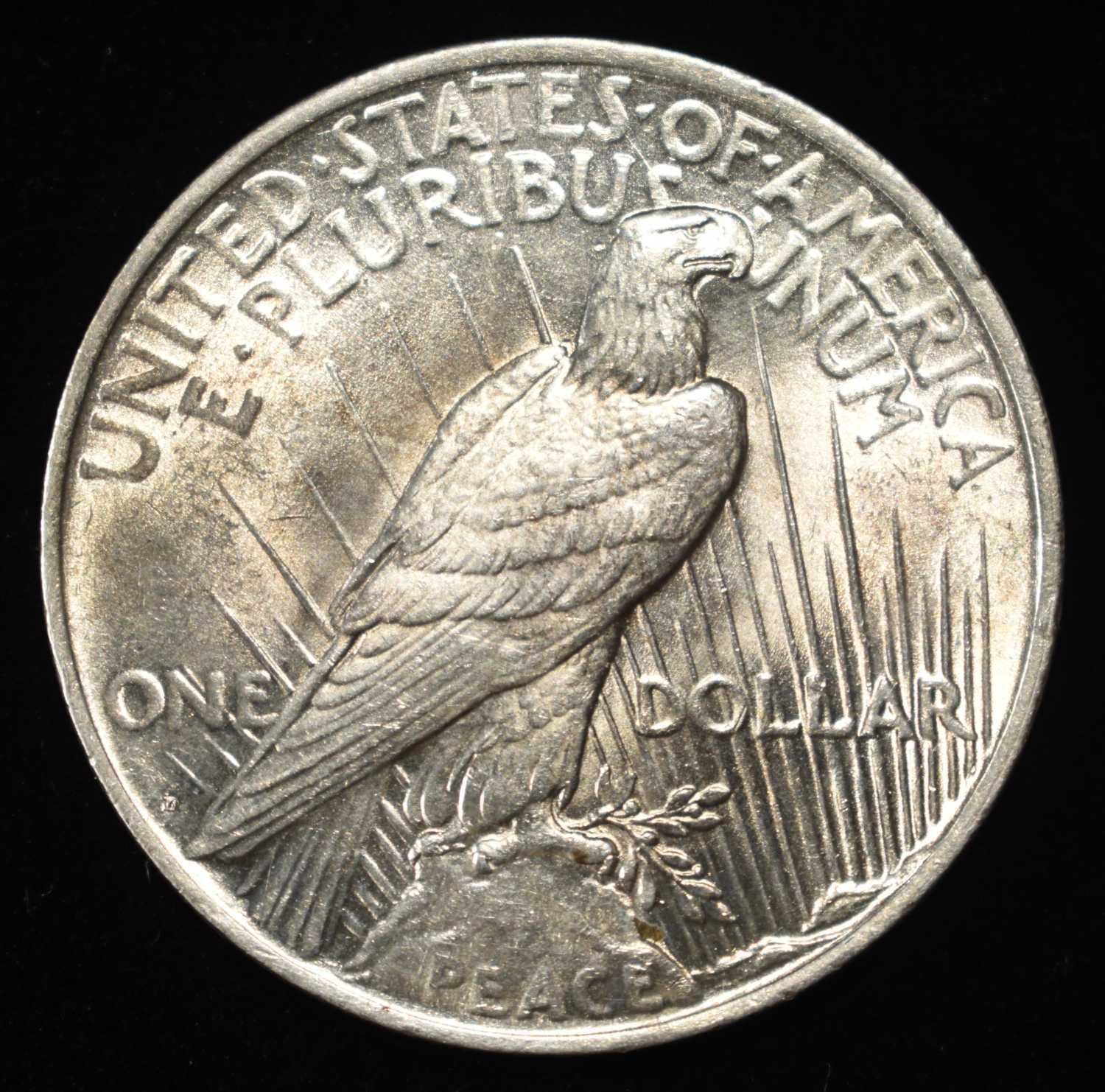 1927-D PEACE DOLLAR BU