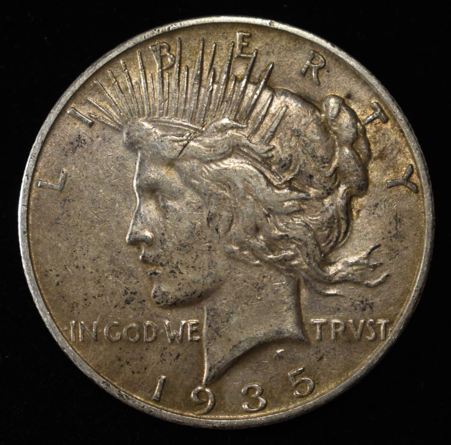 1935-S PEACE DOLLAR