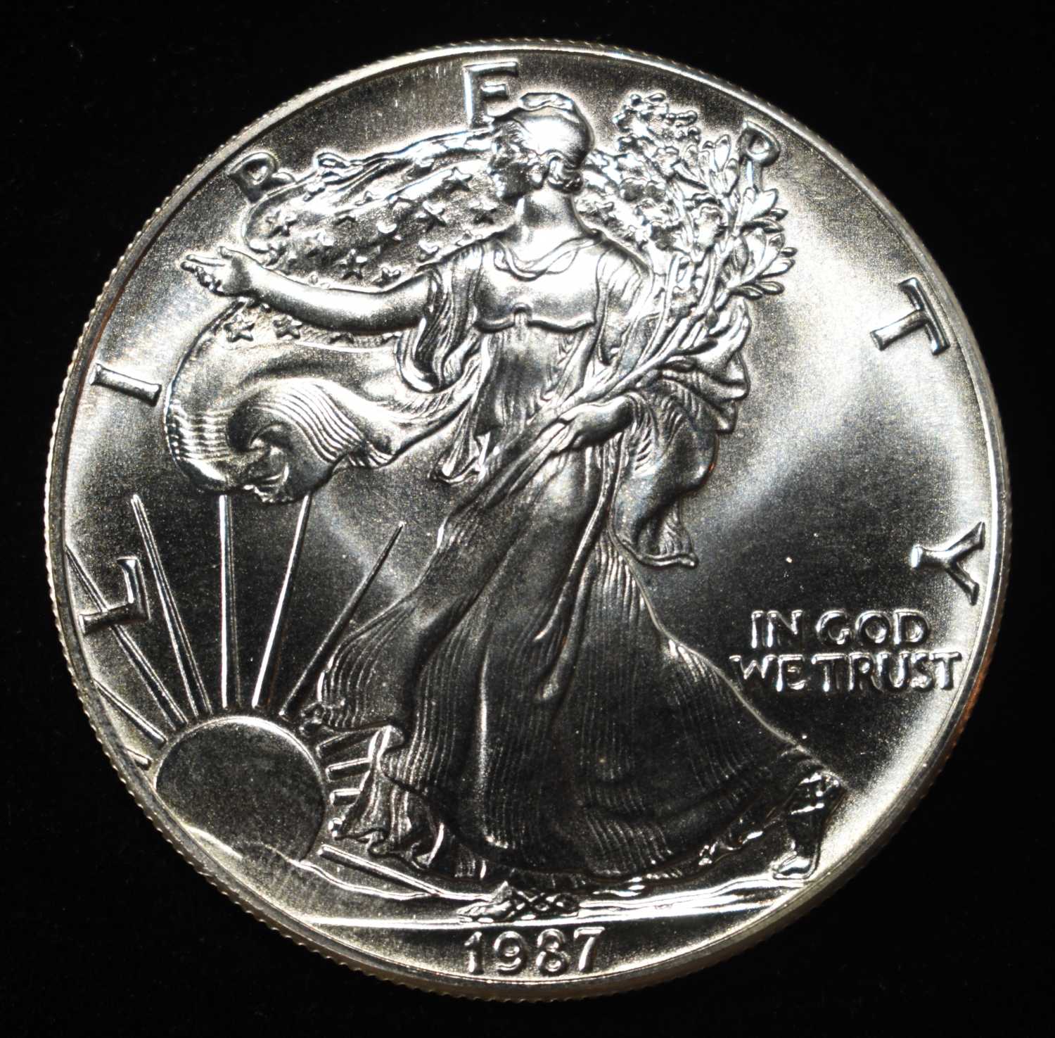 1987 AMERICAN SILVER EAGLE