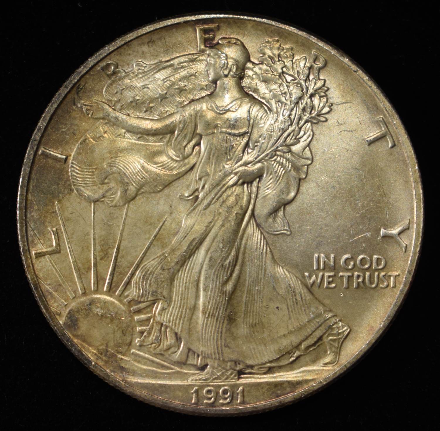 1991 AMERICAN SILVER EAGLE