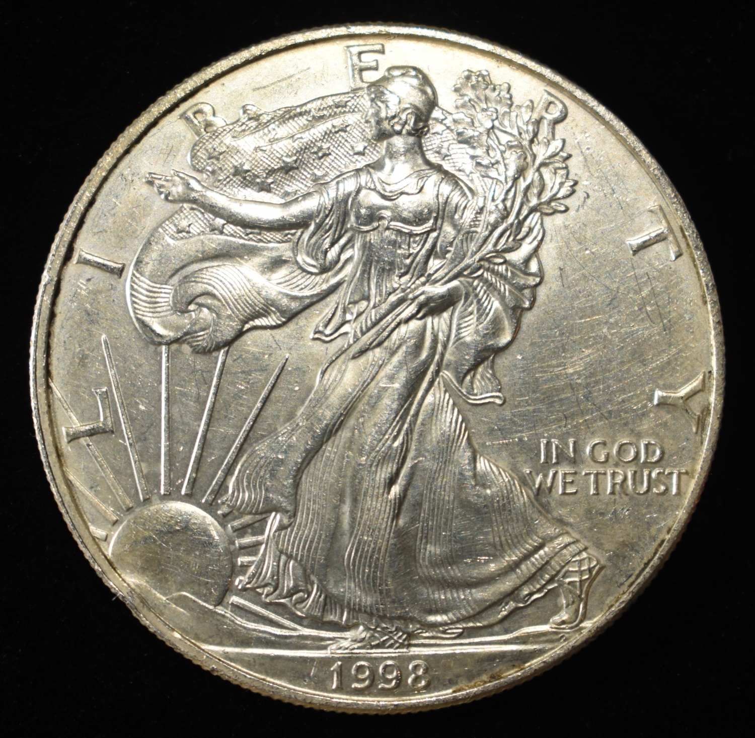 1998 AMERICAN SILVER EAGLE
