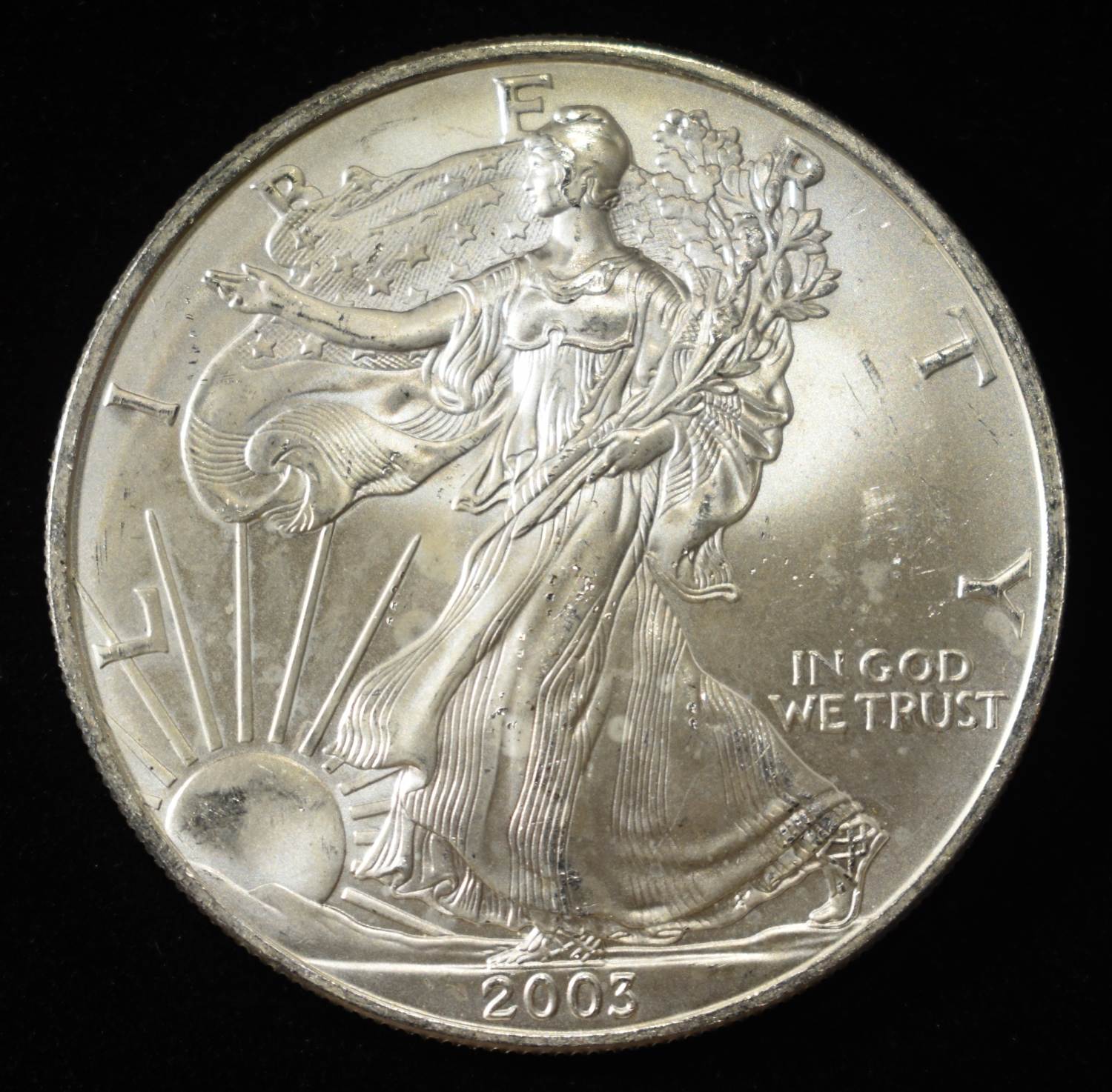2003 AMERICAN SILVER EAGLE