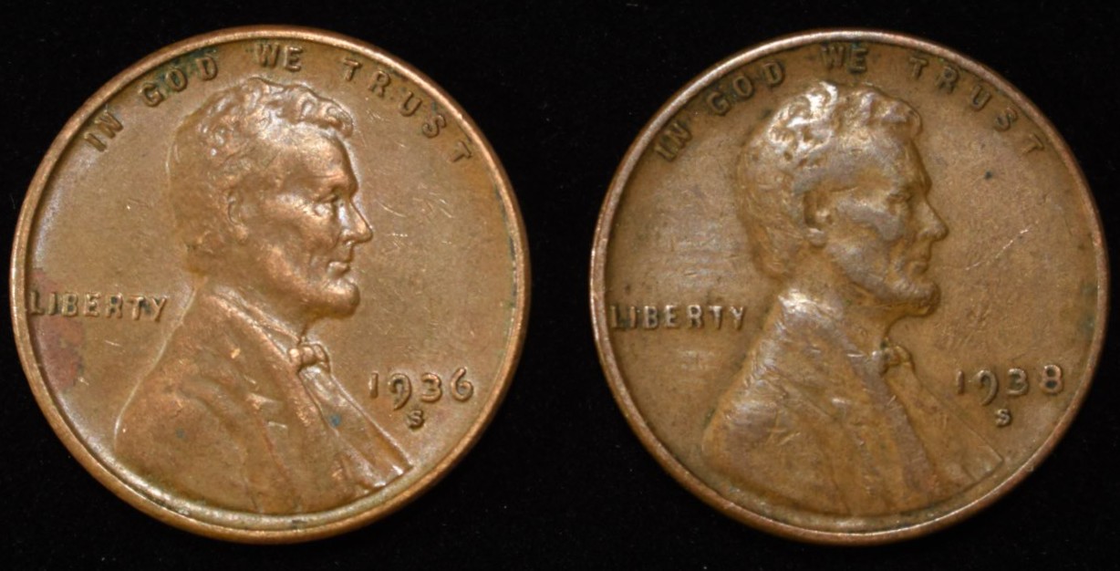 200 "S" MINT WHEAT CENTS
