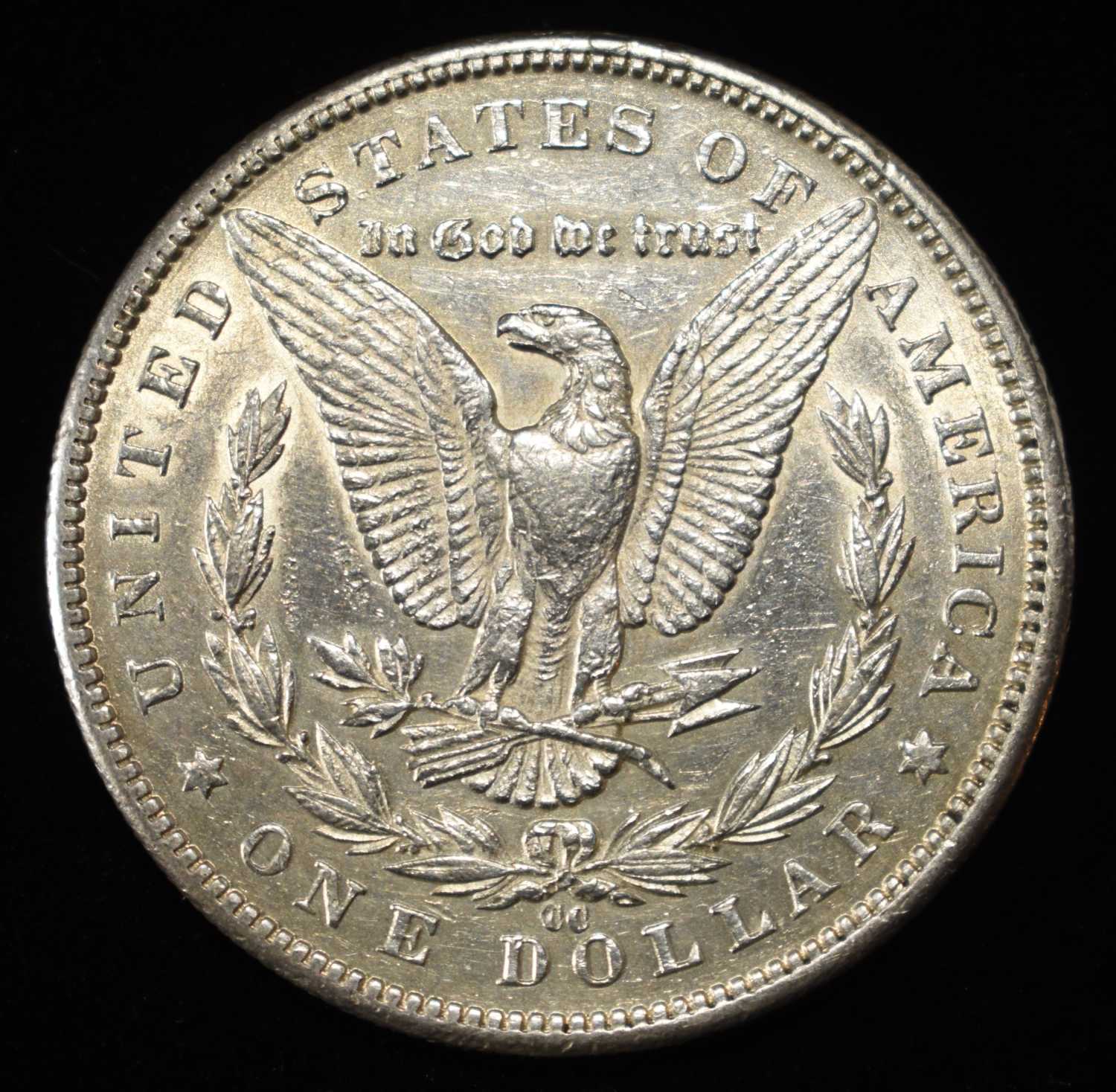 1889-CC MORGAN DOLLAR AU