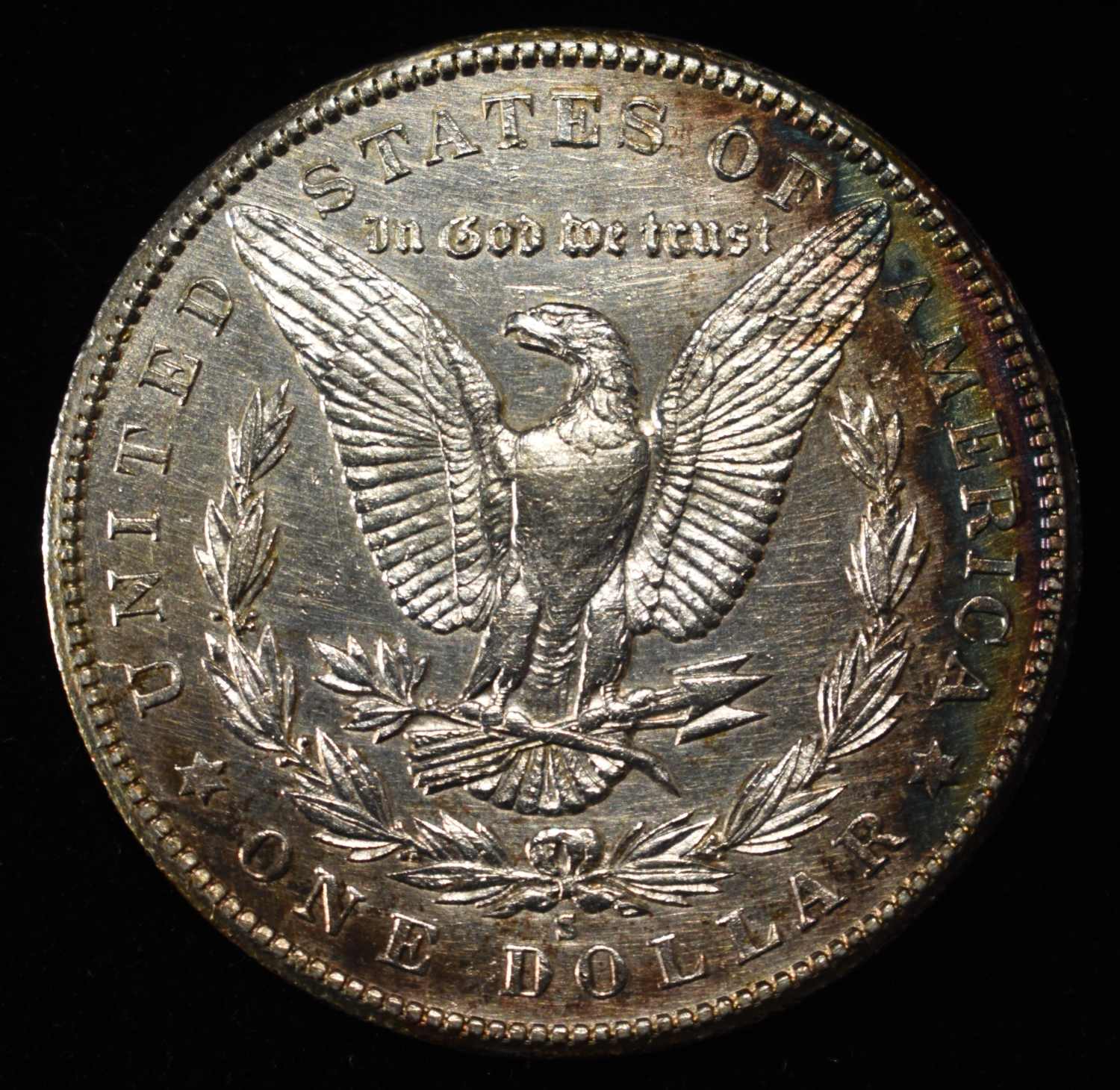 1902-S MORGAN DOLLAR BU CLEANED