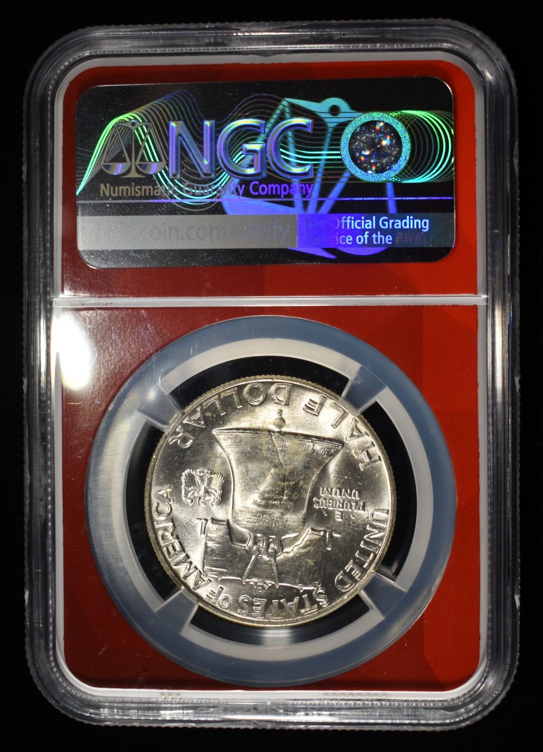 1953-D FRANKLIN HALF DOLLAR NGC MS64