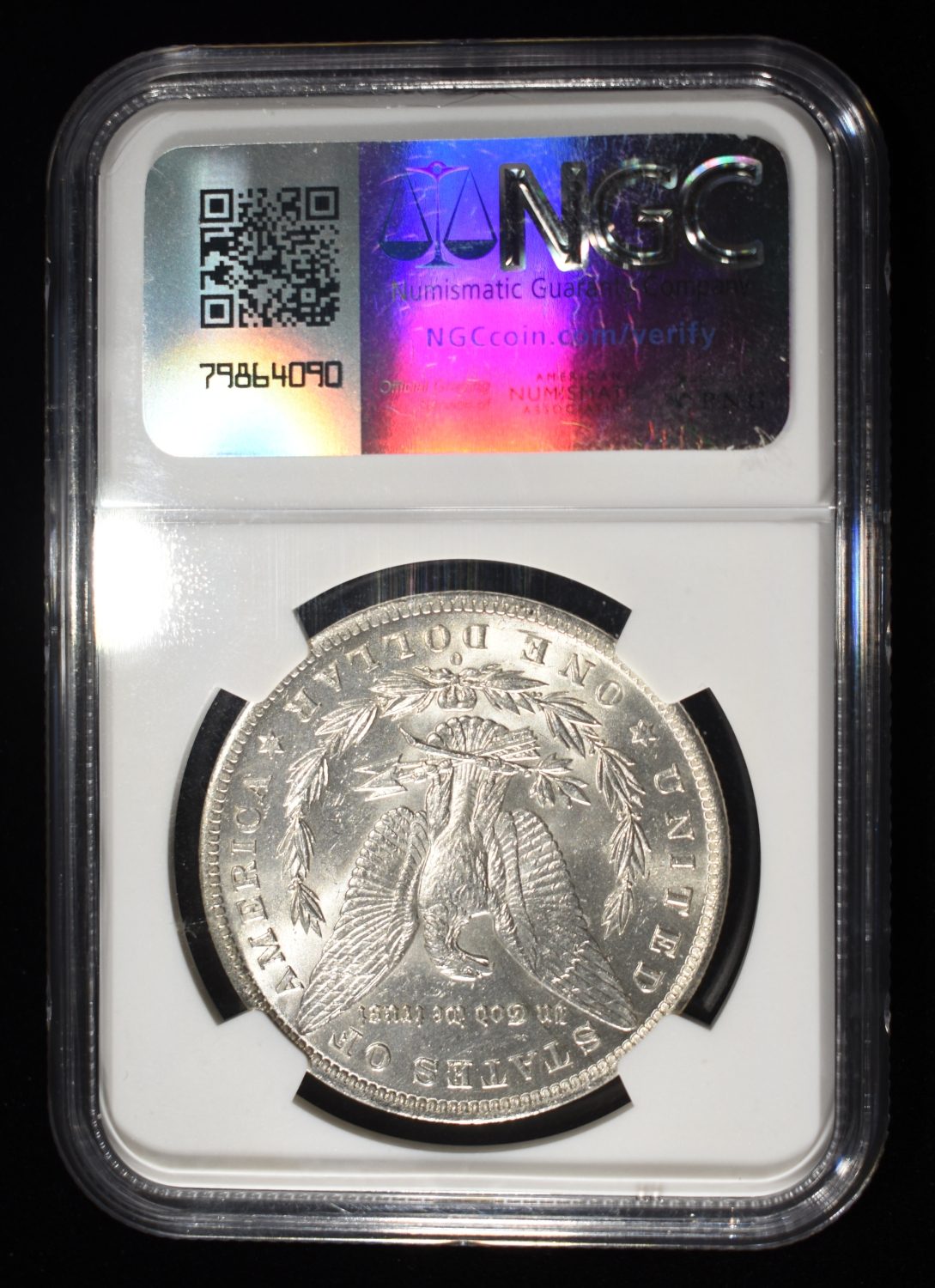 1884-O MORGAN DOLLAR NGC BU
