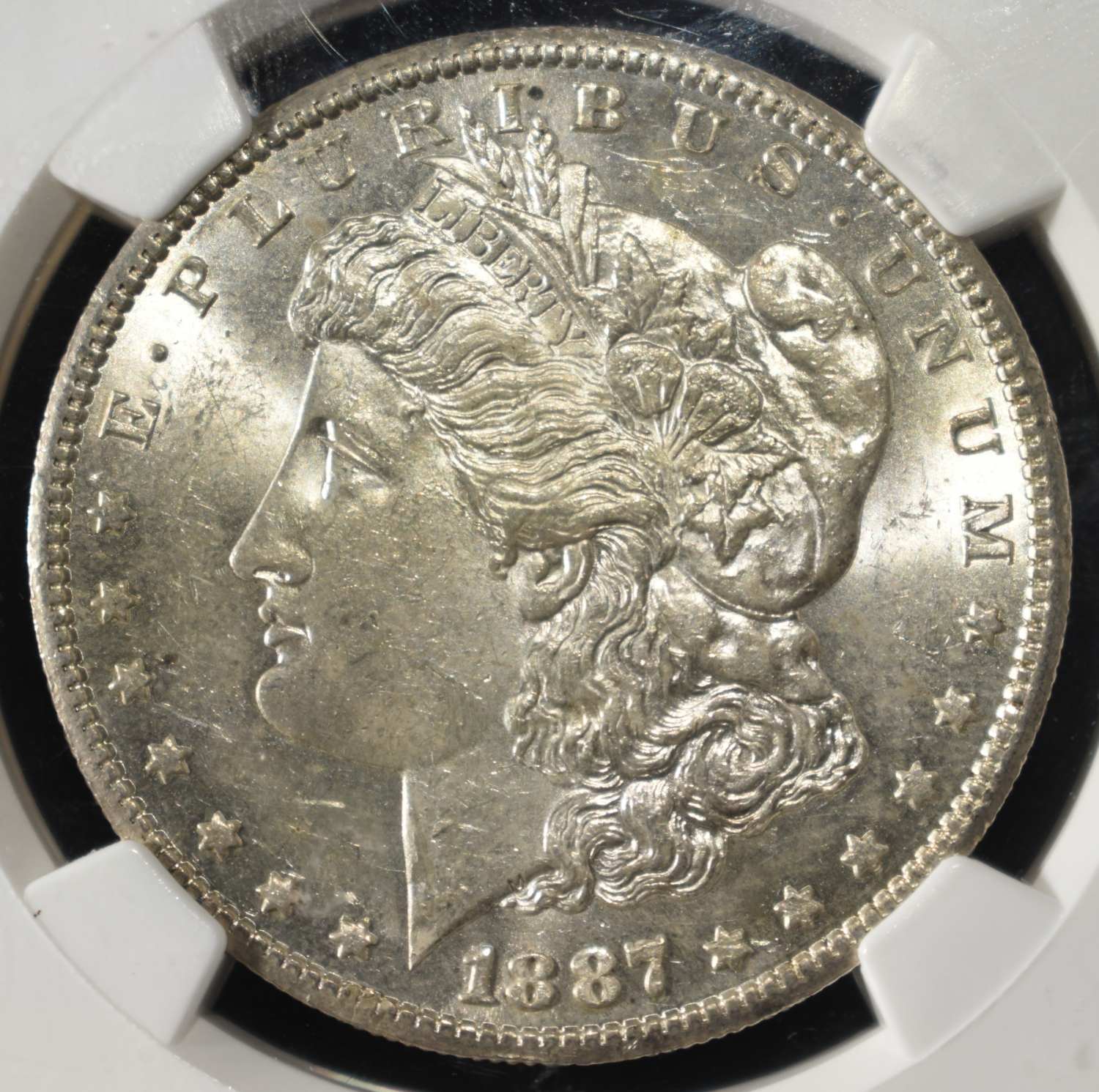 1887-S MORGAN DOLLAR NGC MS-61