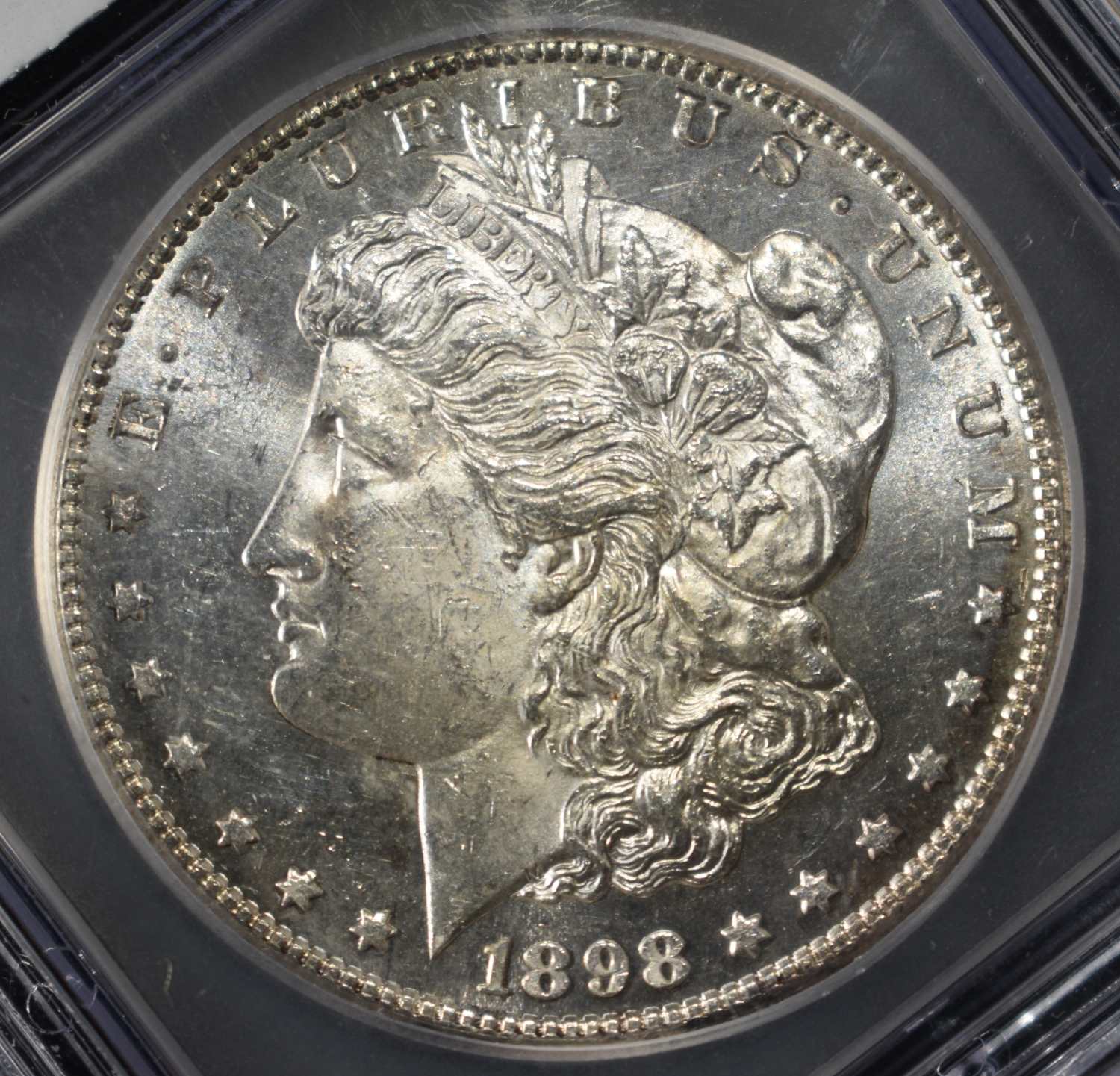 1898-S MORGAN DOLLAR ICG MS-63 PL